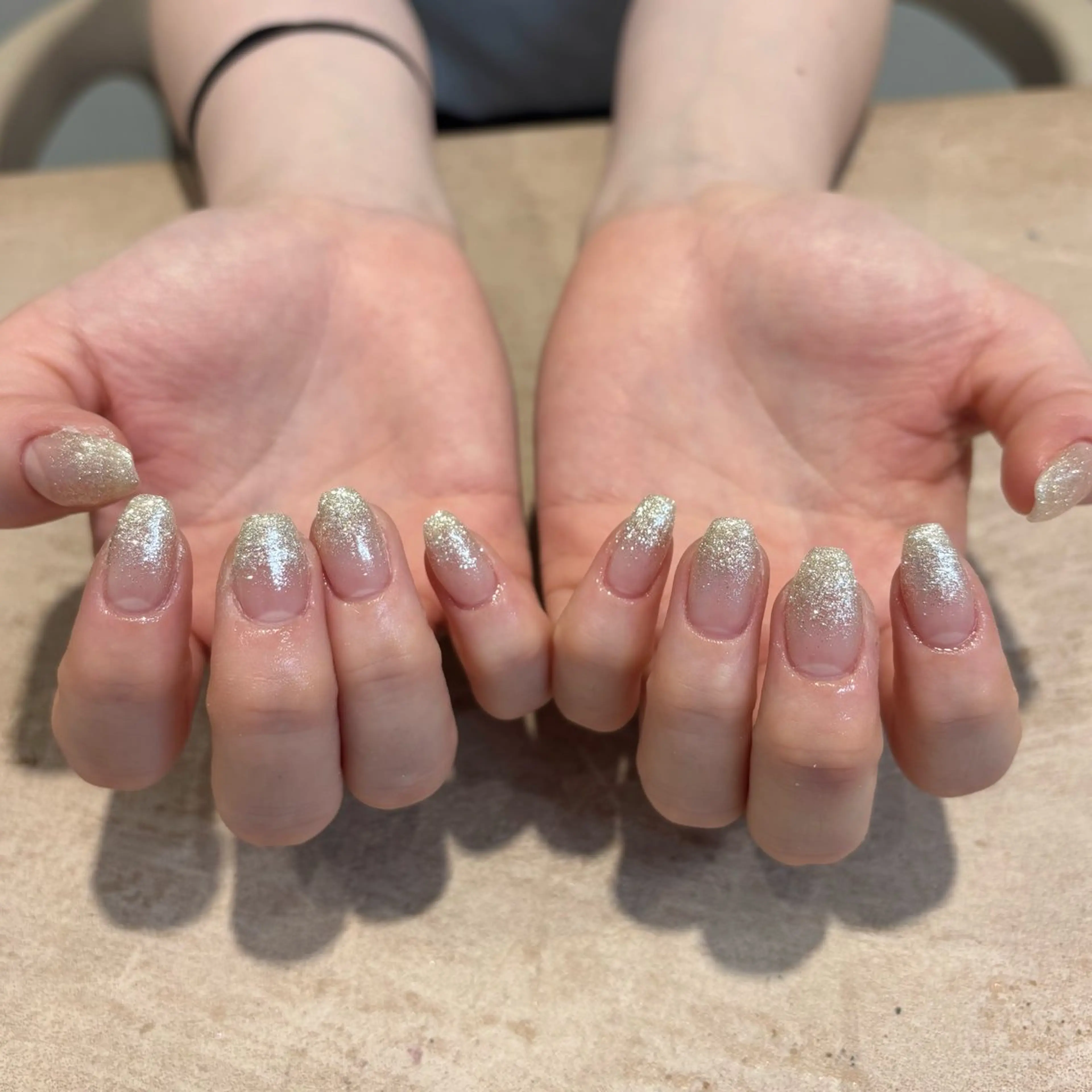 ラメグラデーション💎（オフなし）の写真