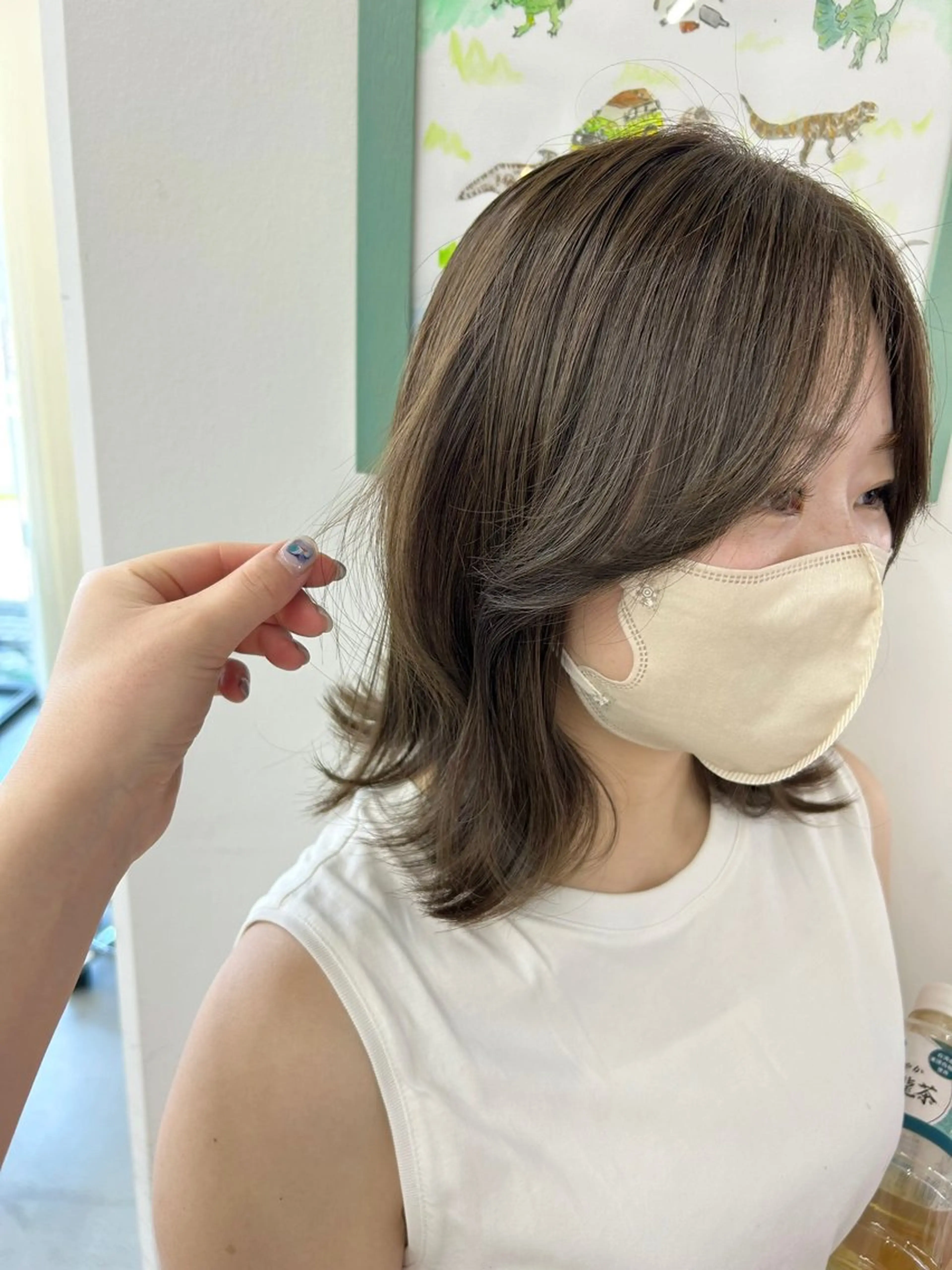 カラー 藤原 あかりのヘアスタイル