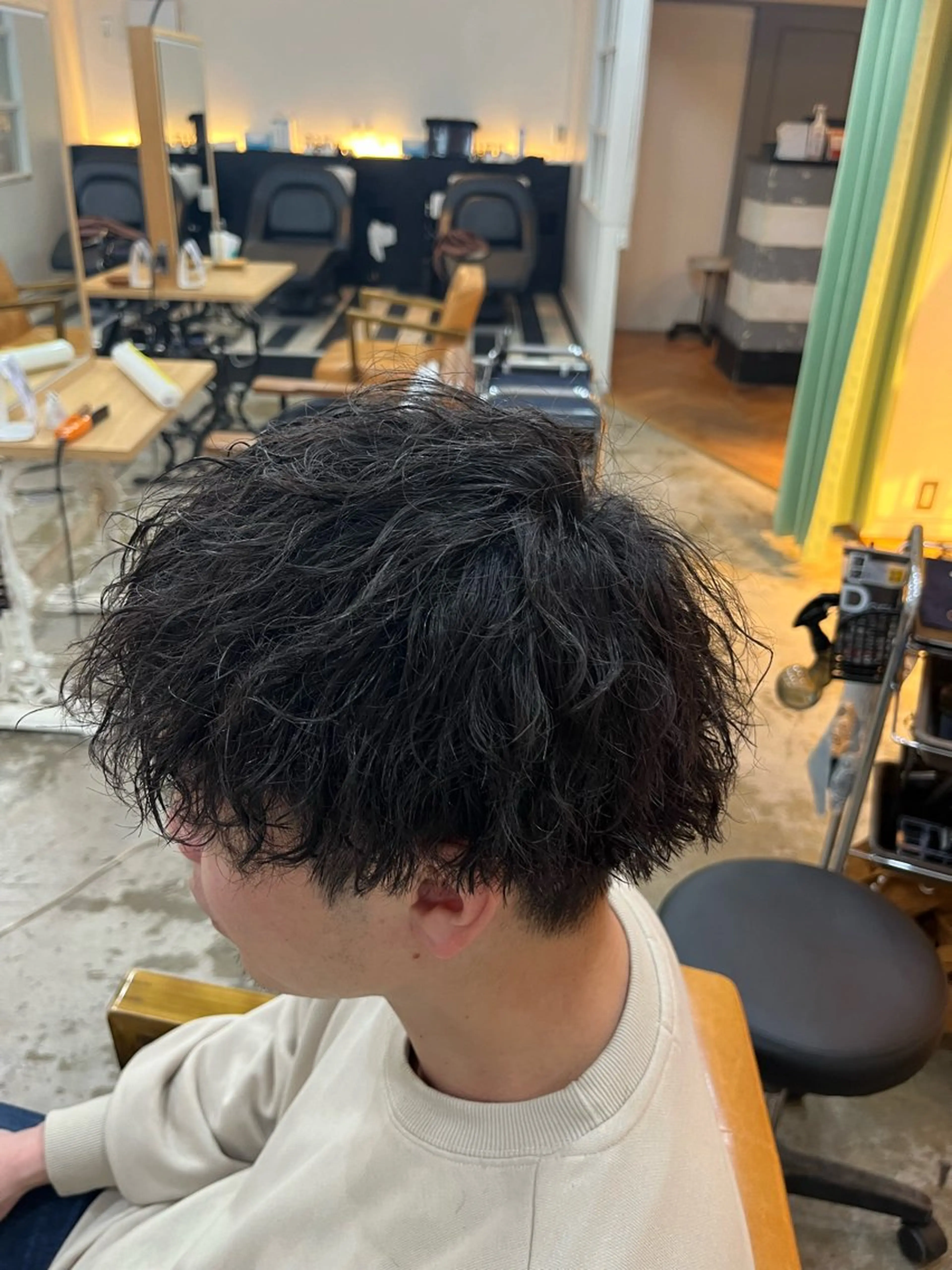 パーマ メンズ メンズハイライト メンズパーマ スペインカール スパイキーショート メンズツイストパーマ カット パーマ 💇メンズパーマ💇 木村賢司のヘアスタイル