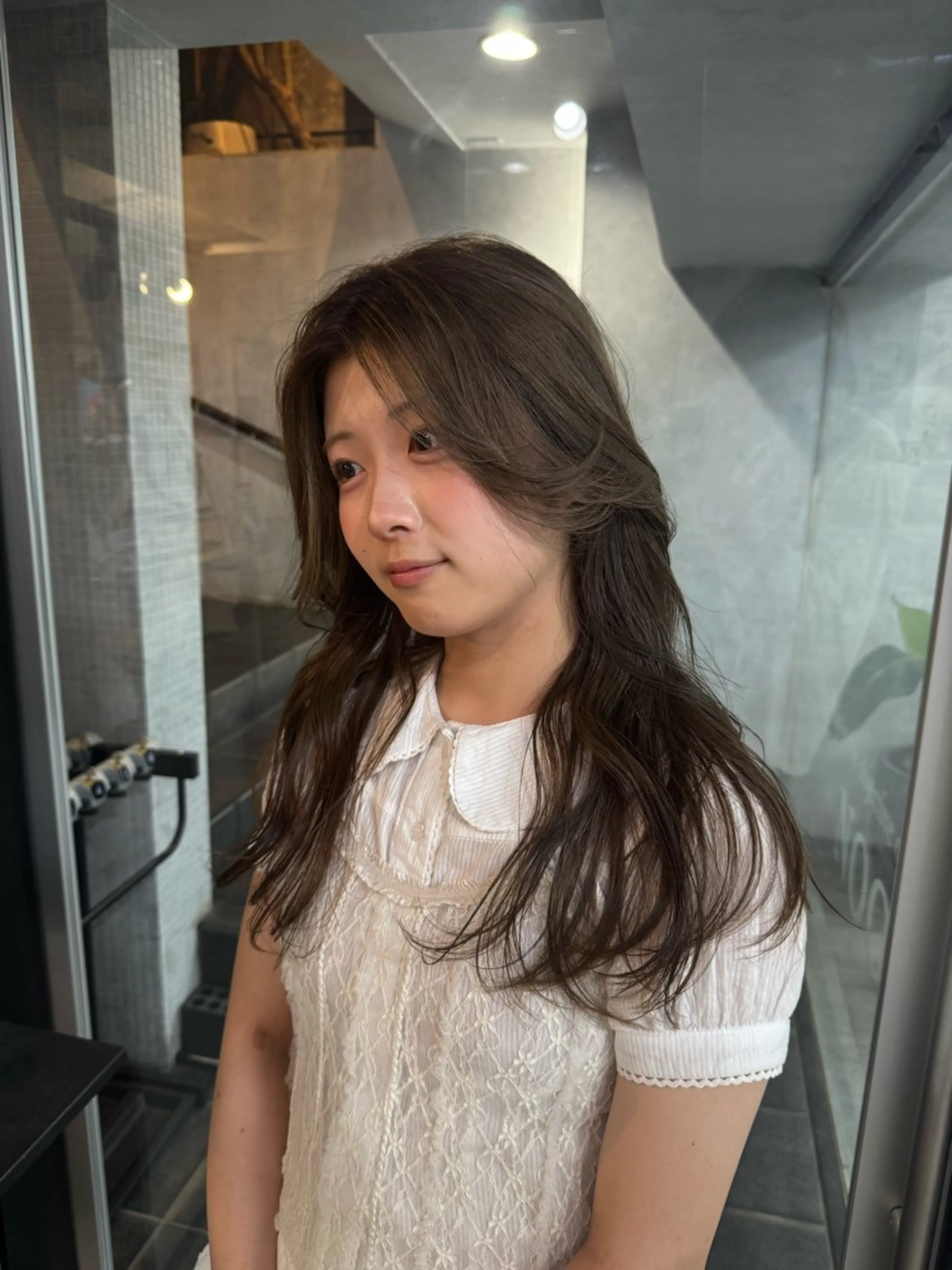 ロング あなたのお悩み改善" You"💚❤️💛のヘアスタイル