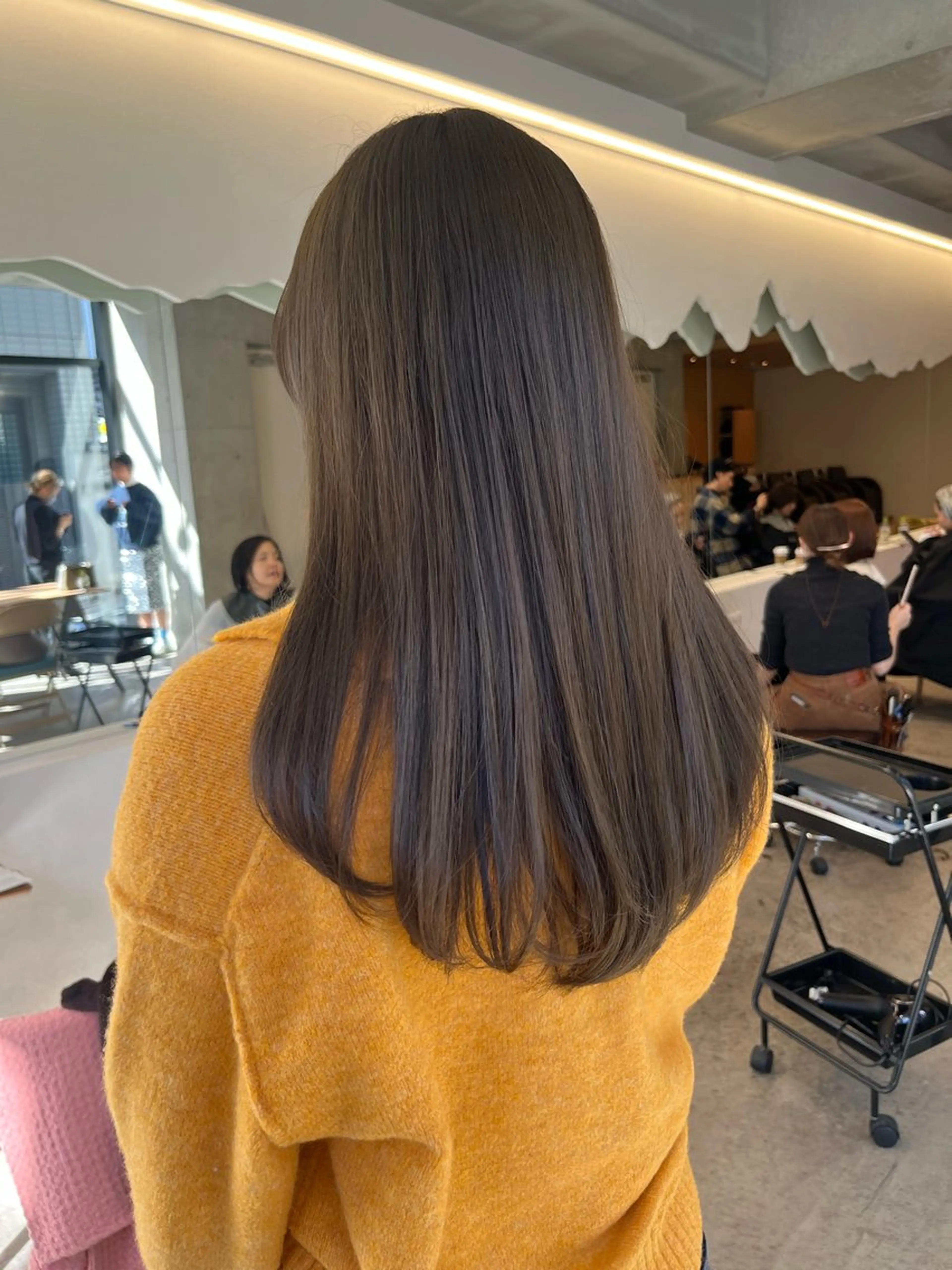 💍3回目まで💍　イルミナカラー+メンテナンスカット+トリートメント  【透明感カラー】【オリーブカラー】の写真