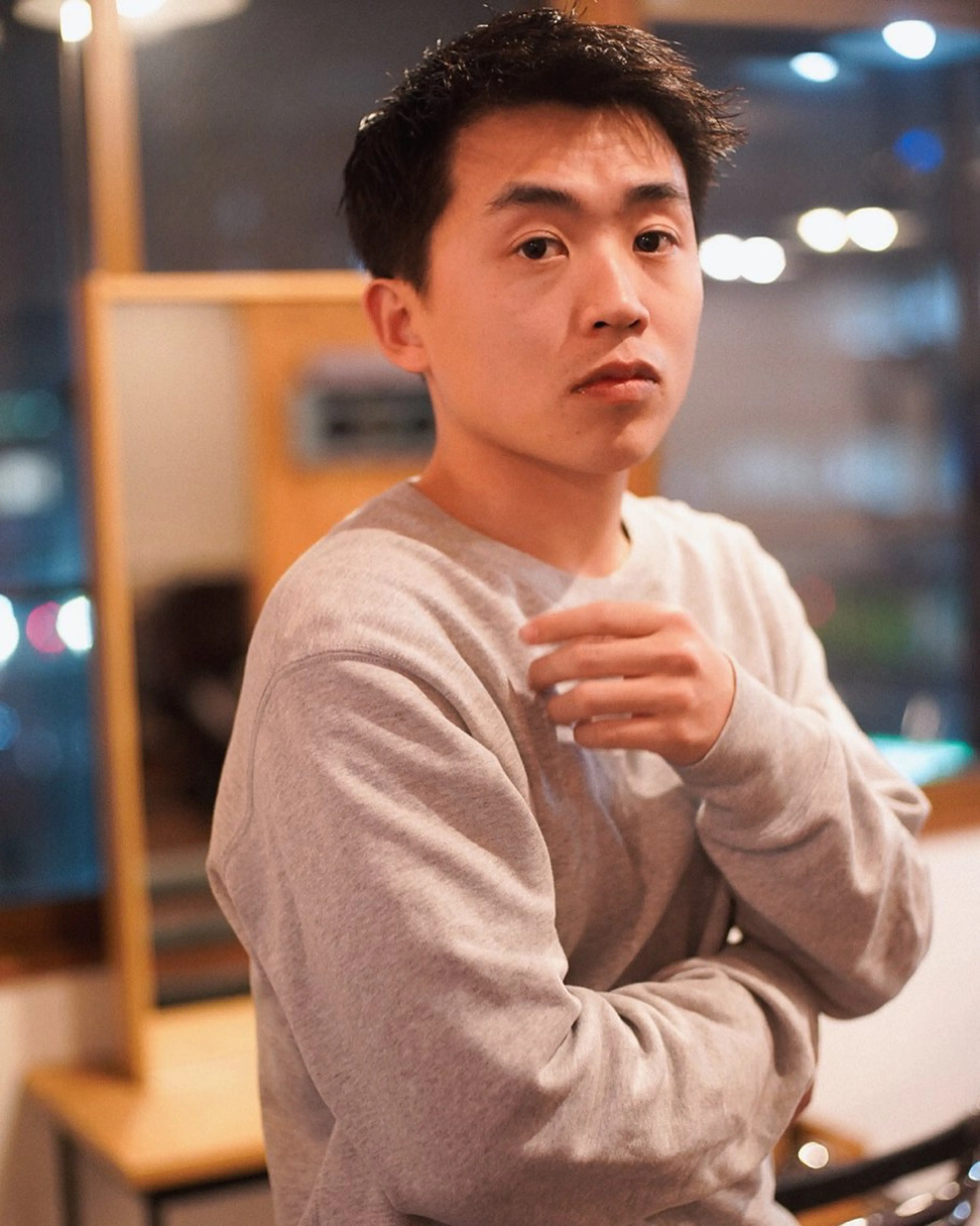 ショート メンズ 千葉 慎也のヘアスタイル