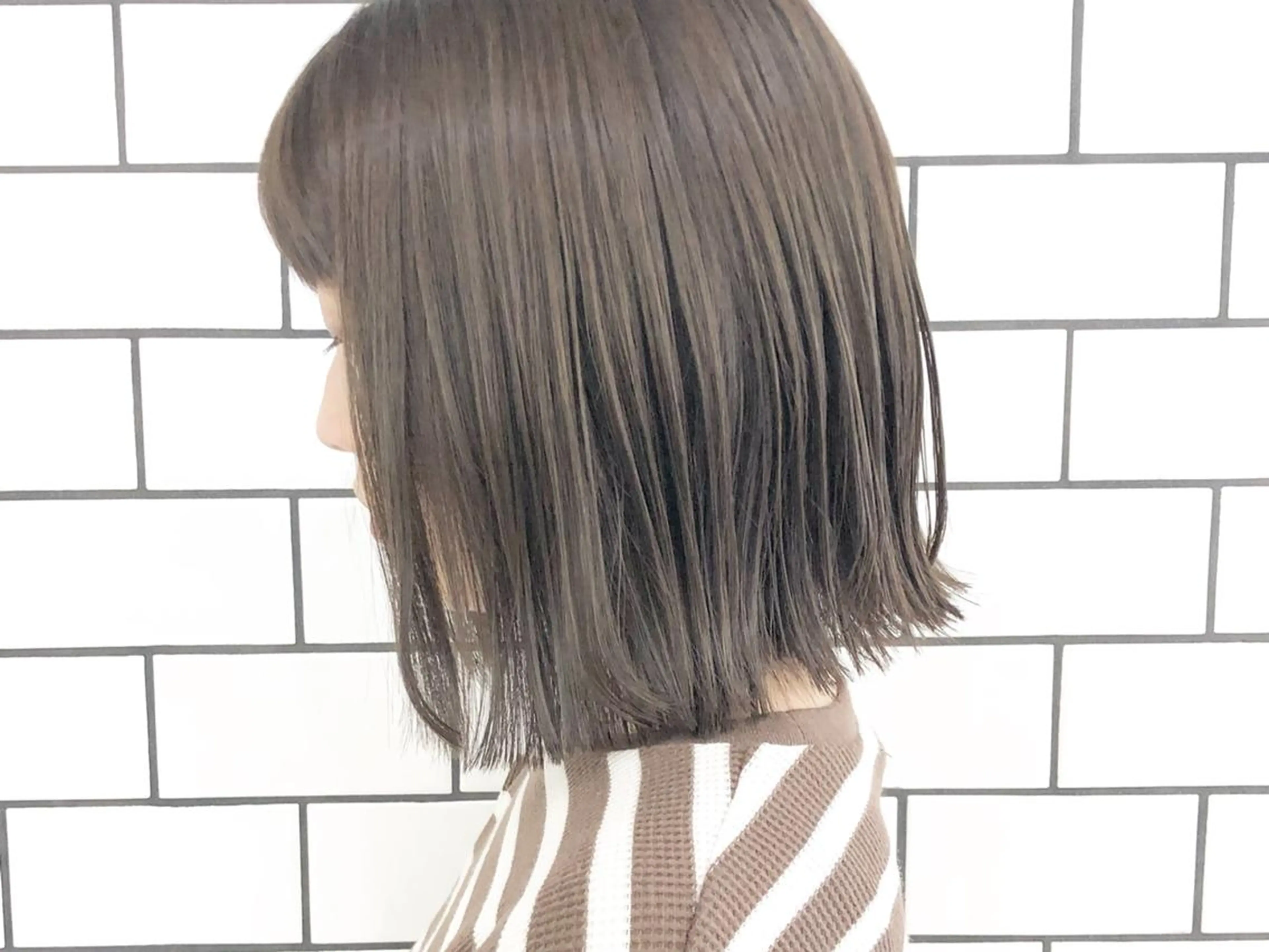 ミディアム カラー パーマ ヘアアレンジ ネイル マツエク・マツパ 川野 彩海のヘアスタイル