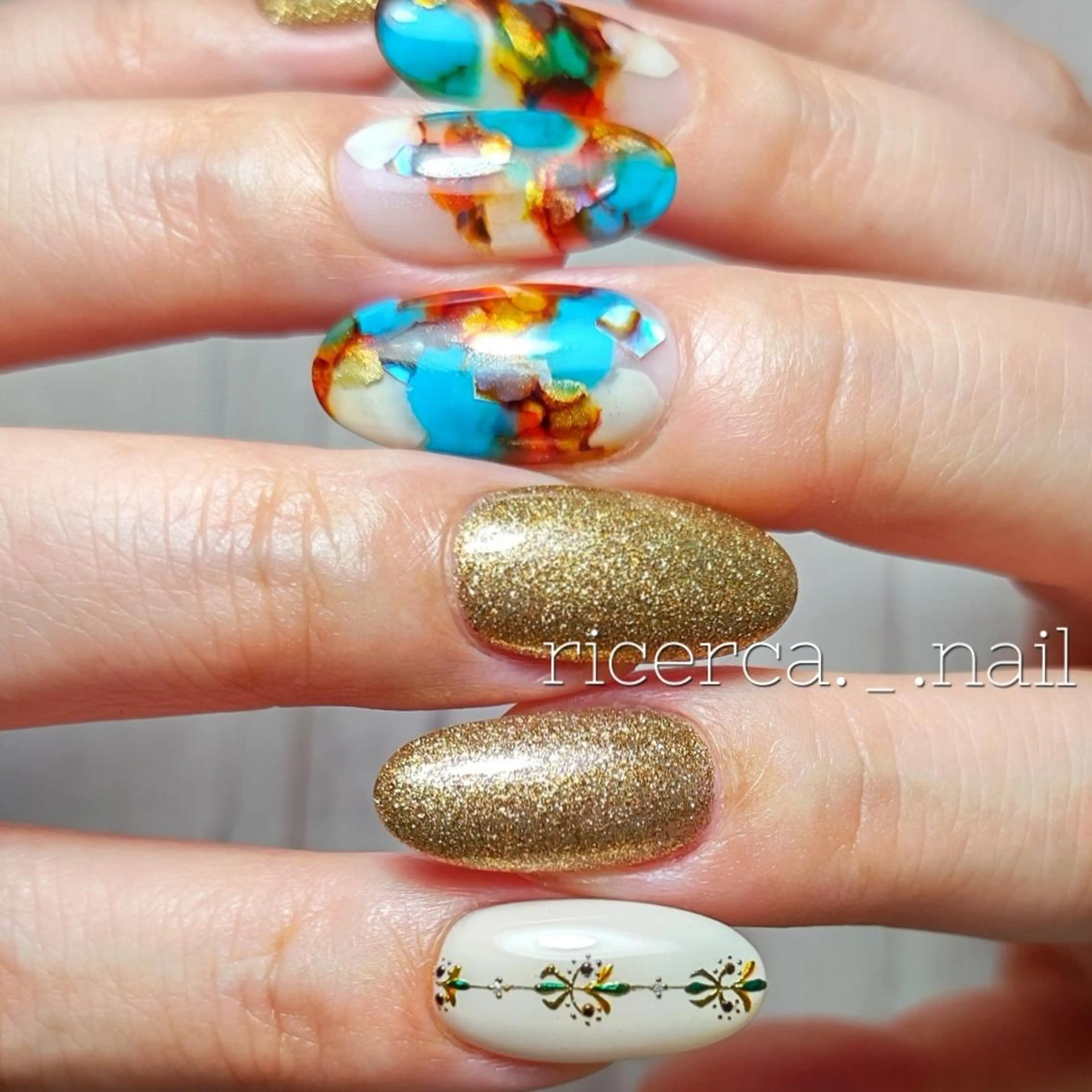 ネイル ricerca._. nail ちゃこのネイルデザイン