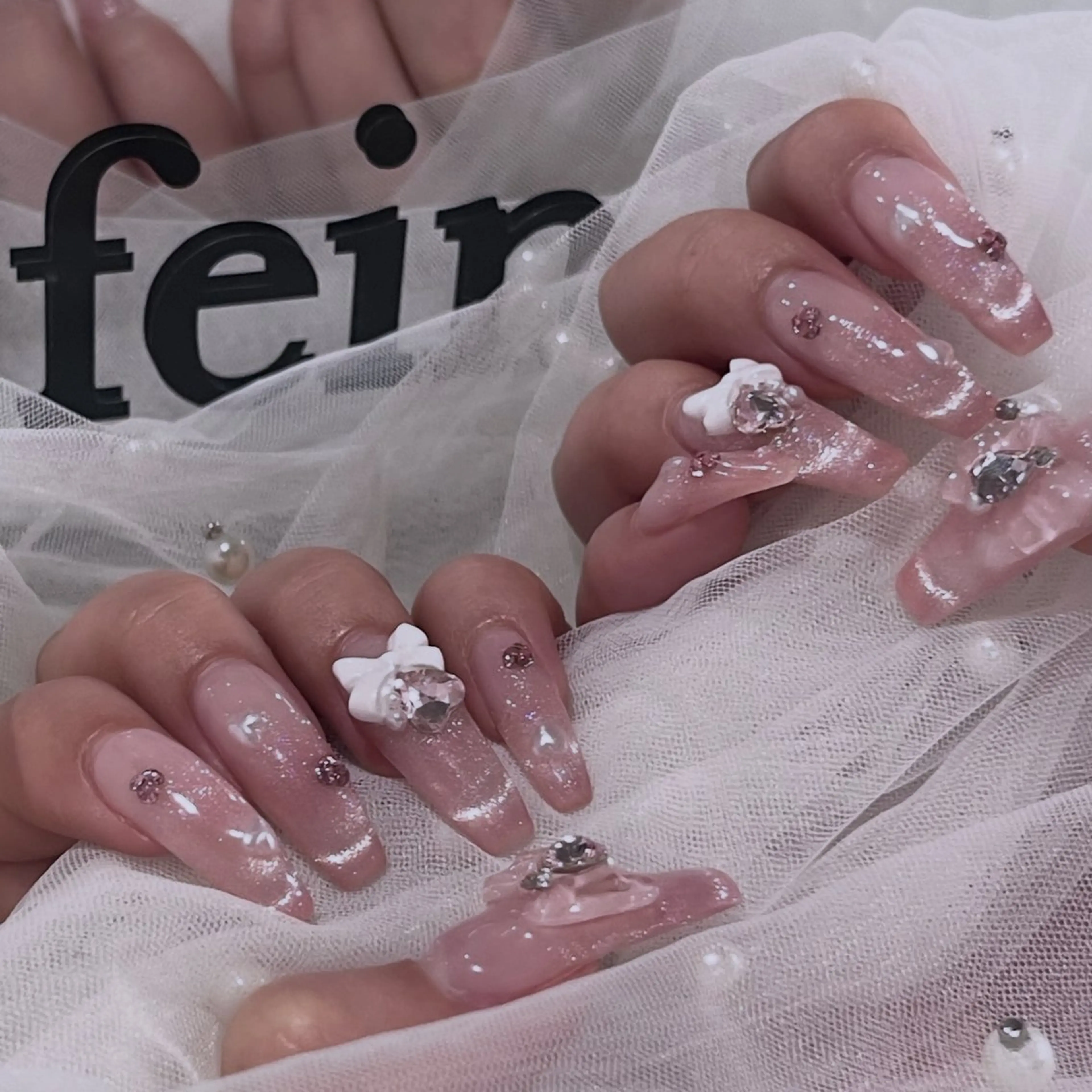 ネイル ハンドネイル 🧁fein. nana🩵のネイルデザイン