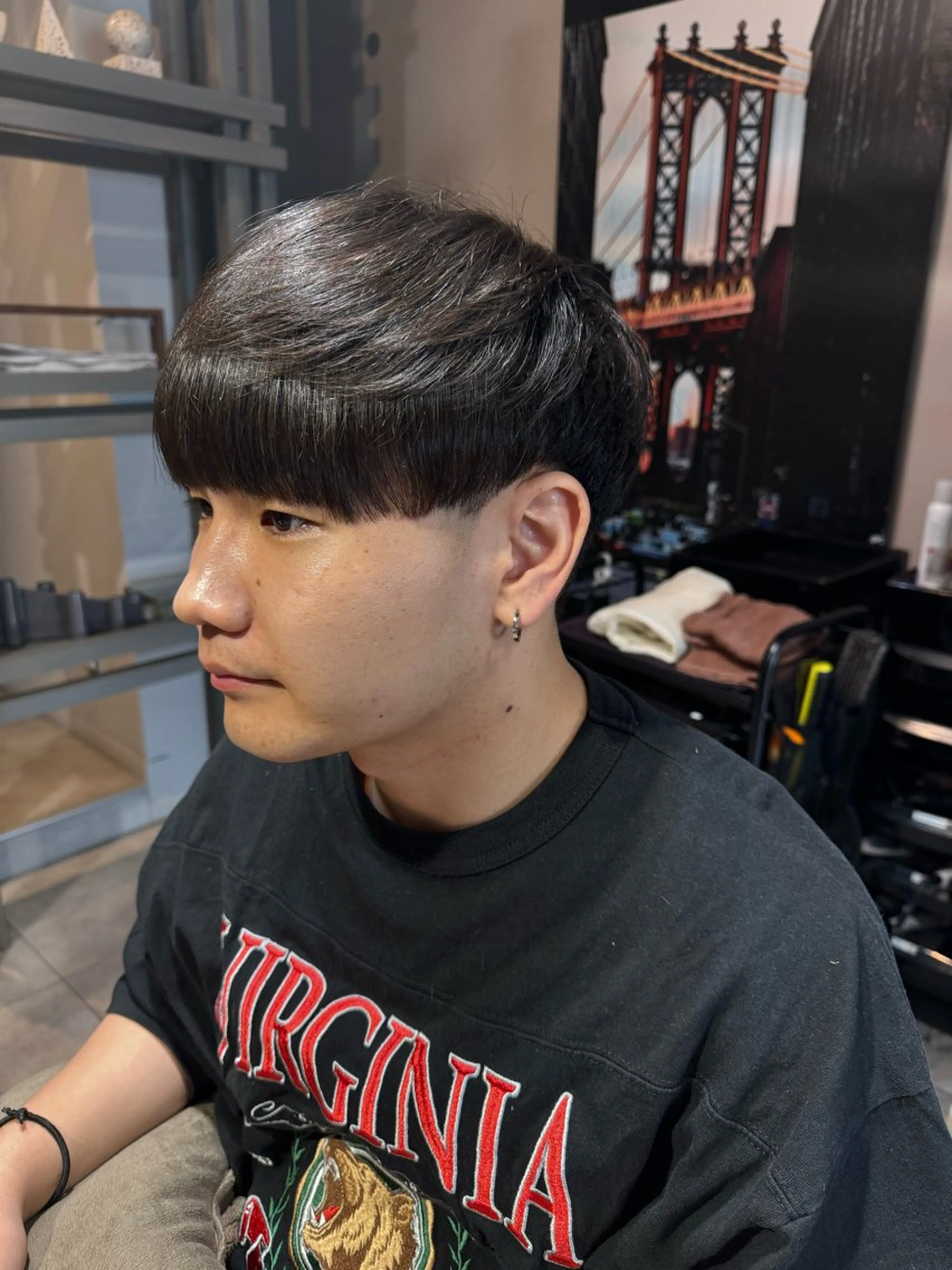 ショート パーマ メンズ 縮毛矯正 カット 縮毛矯正 トリートメント Dxxxx III所属・女性目線の大人 メンズ*Ayakaのヘアスタイル