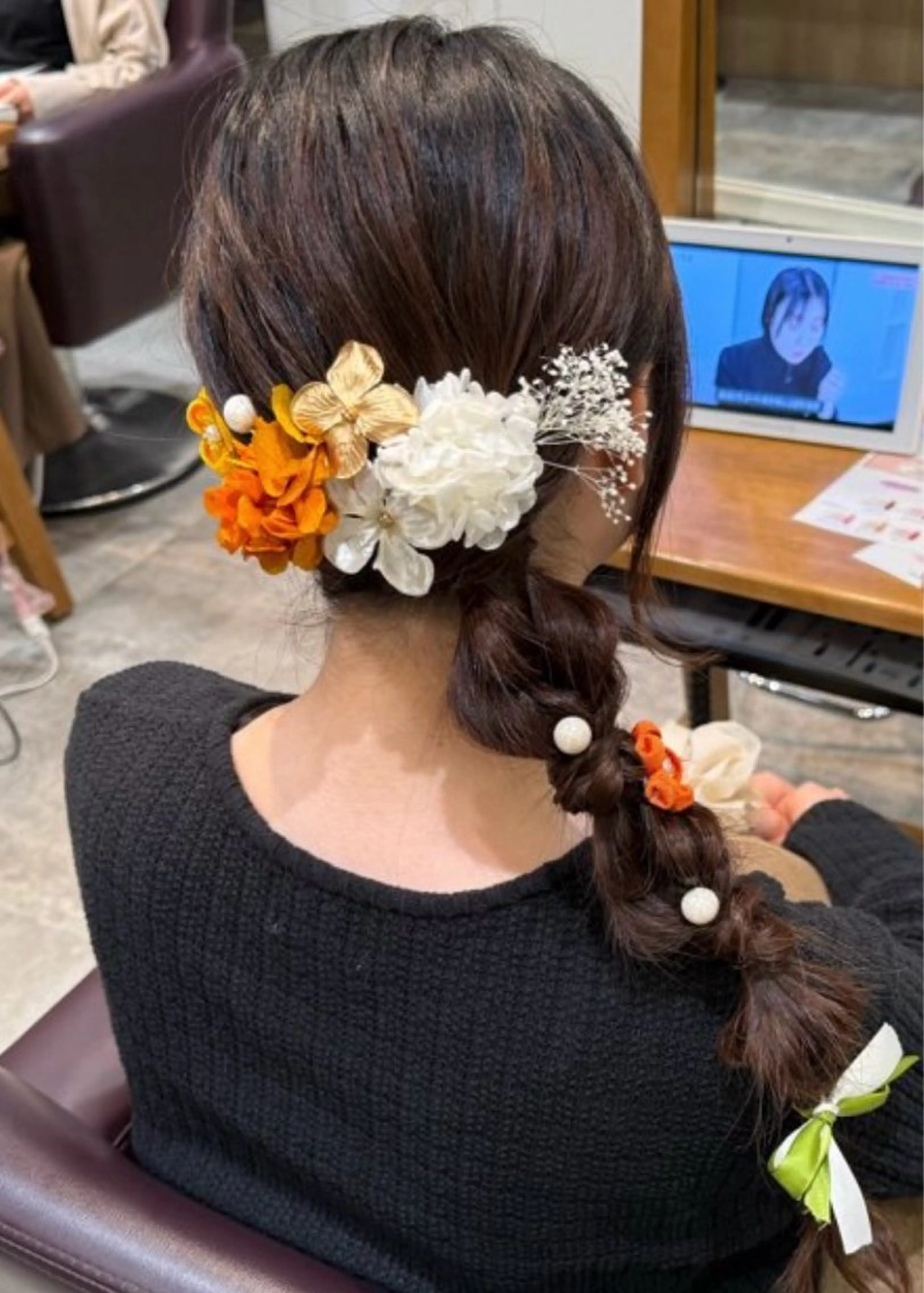 ヘアアレンジ ヘアセット ハイトーン/ダブル カラー/あやかのヘアスタイル