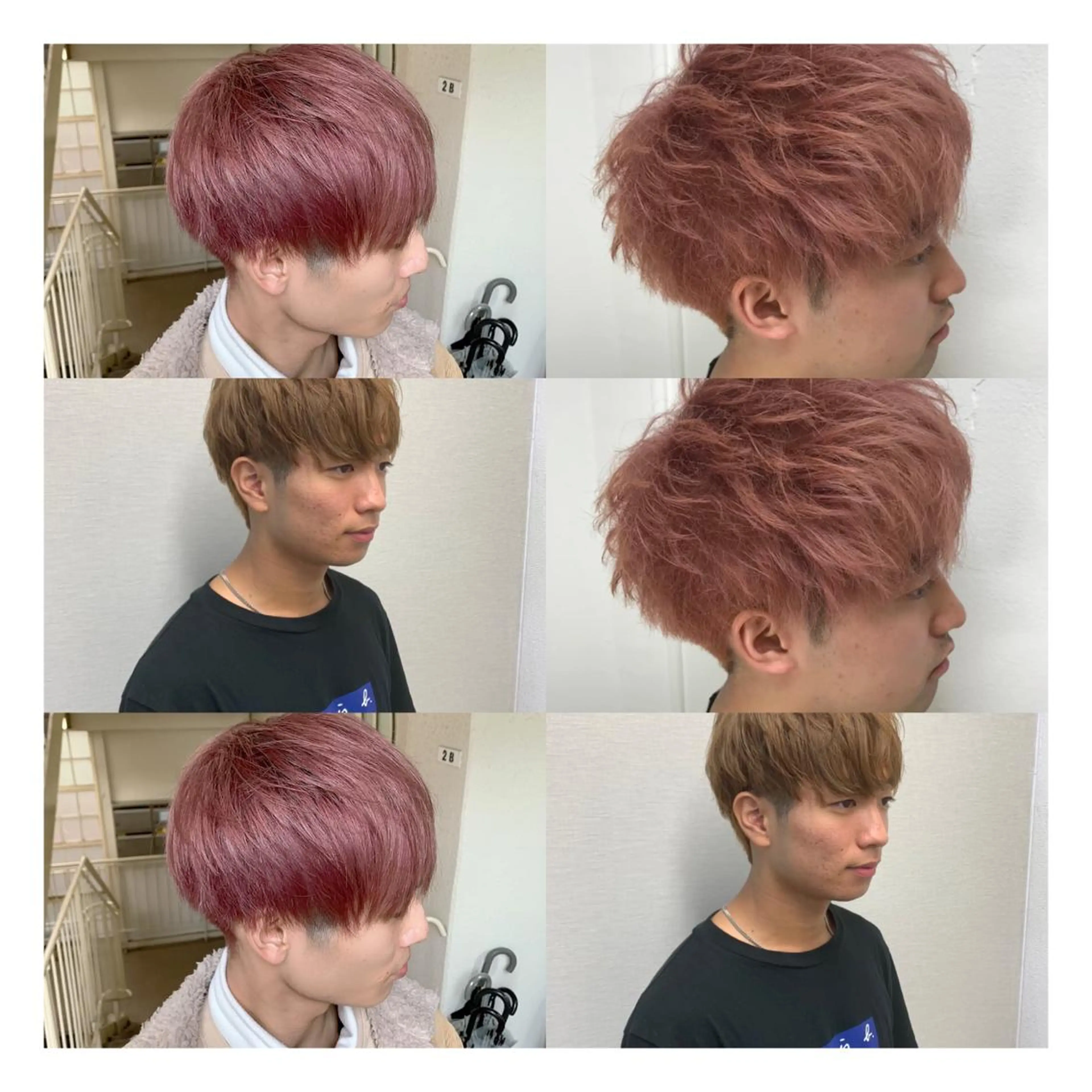 カラー メンズ カット ヘアカラー トリートメント 韓国ヘア特化💍 tiam💍ブリーチのヘアスタイル