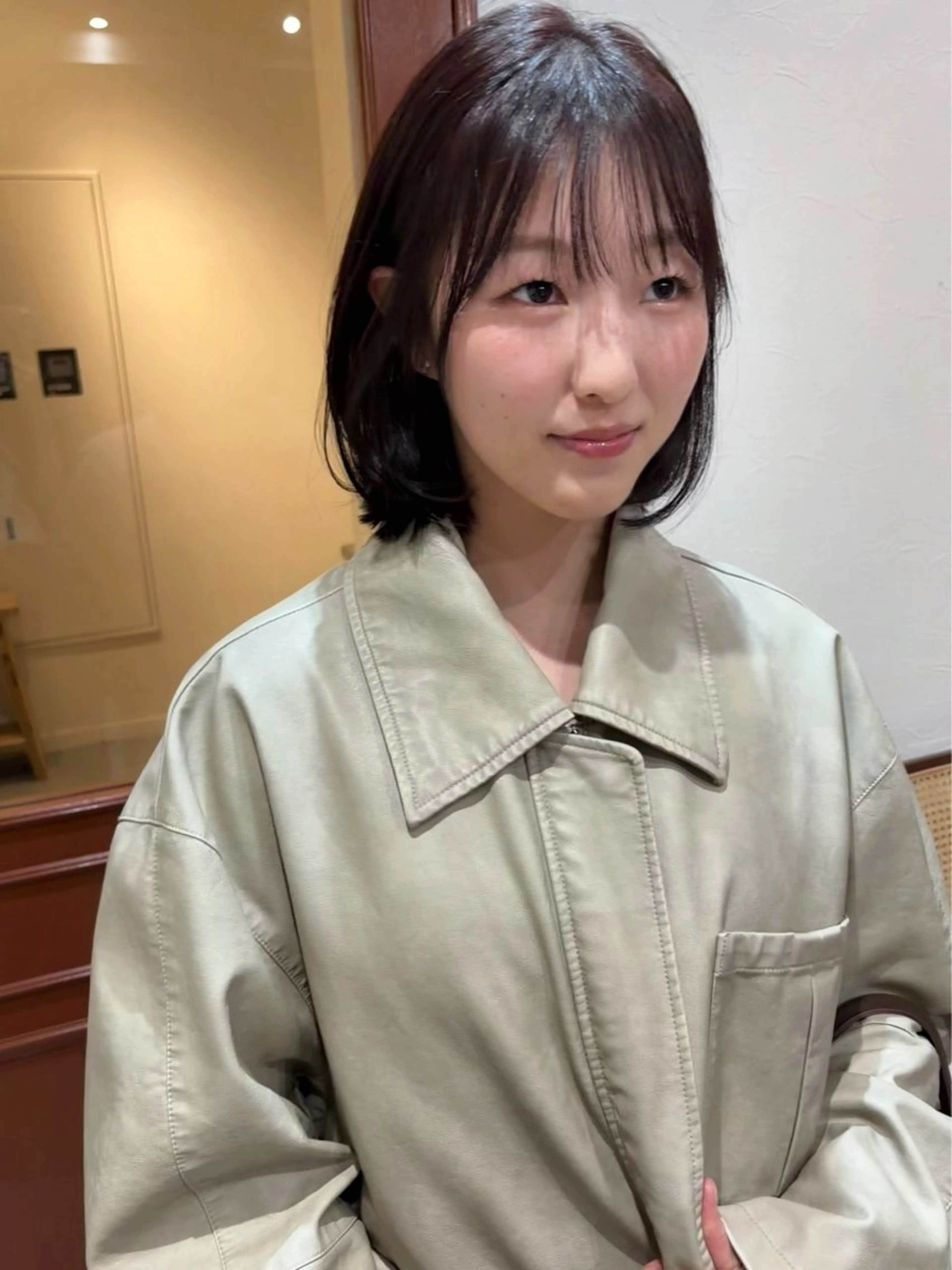 ミディアム カラー rena ✶伏見/パーマのヘアスタイル