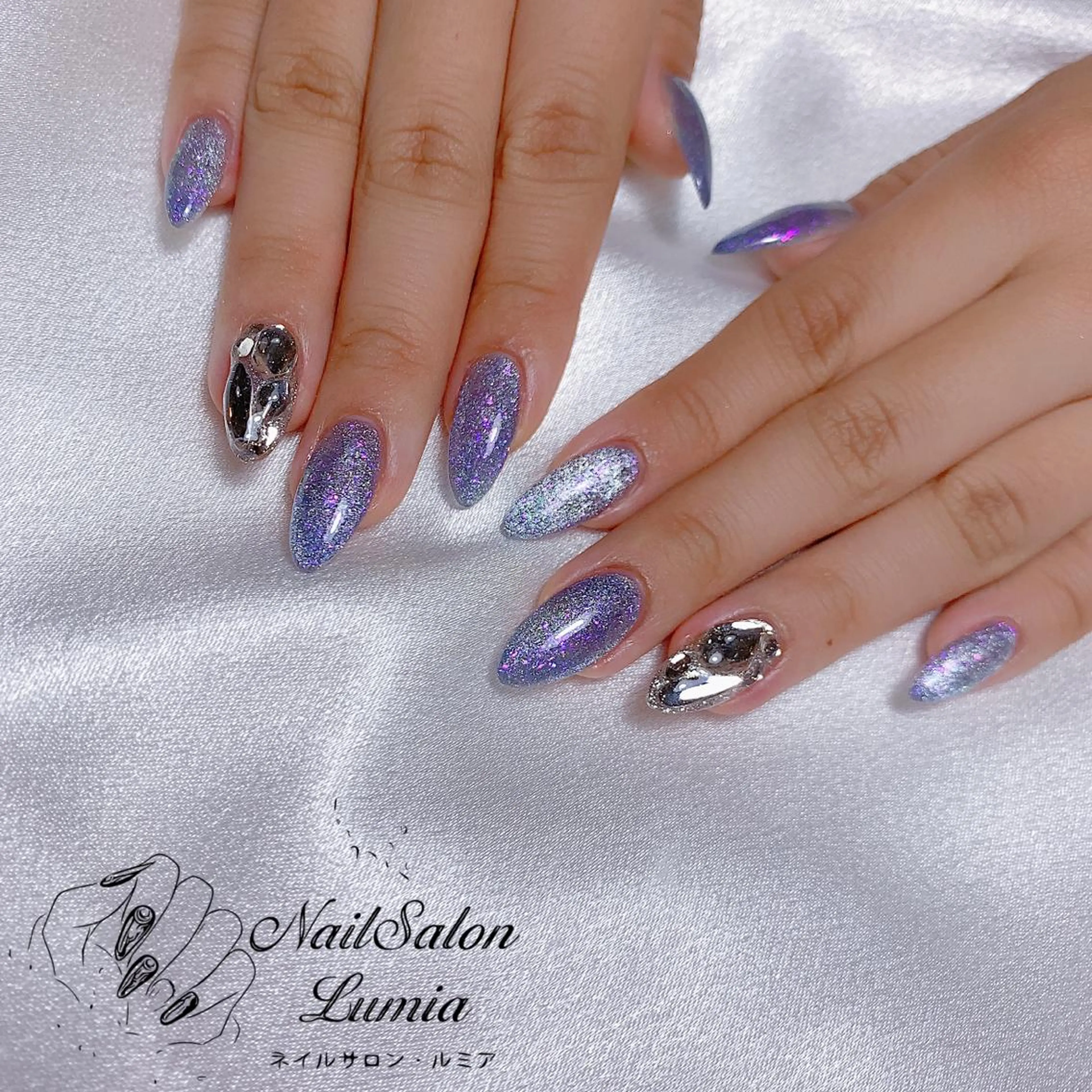 ネイル ハンドネイル ネイルサロン ルミア Lumia 店長のネイルデザイン
