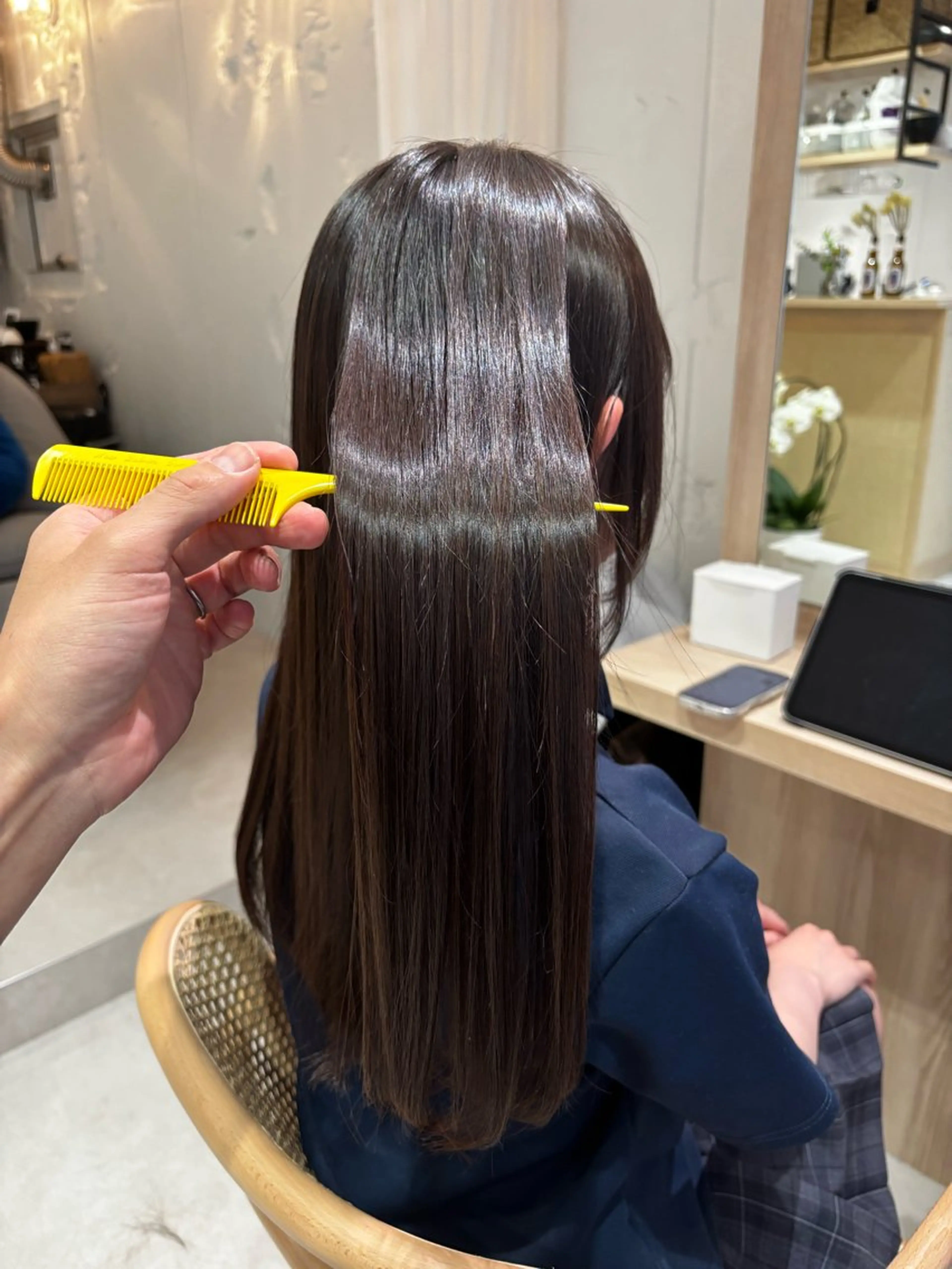 ロング カット 縮毛矯正 トリートメント Tiare relaxation spa & hair所属・endo susumuのヘアスタイル