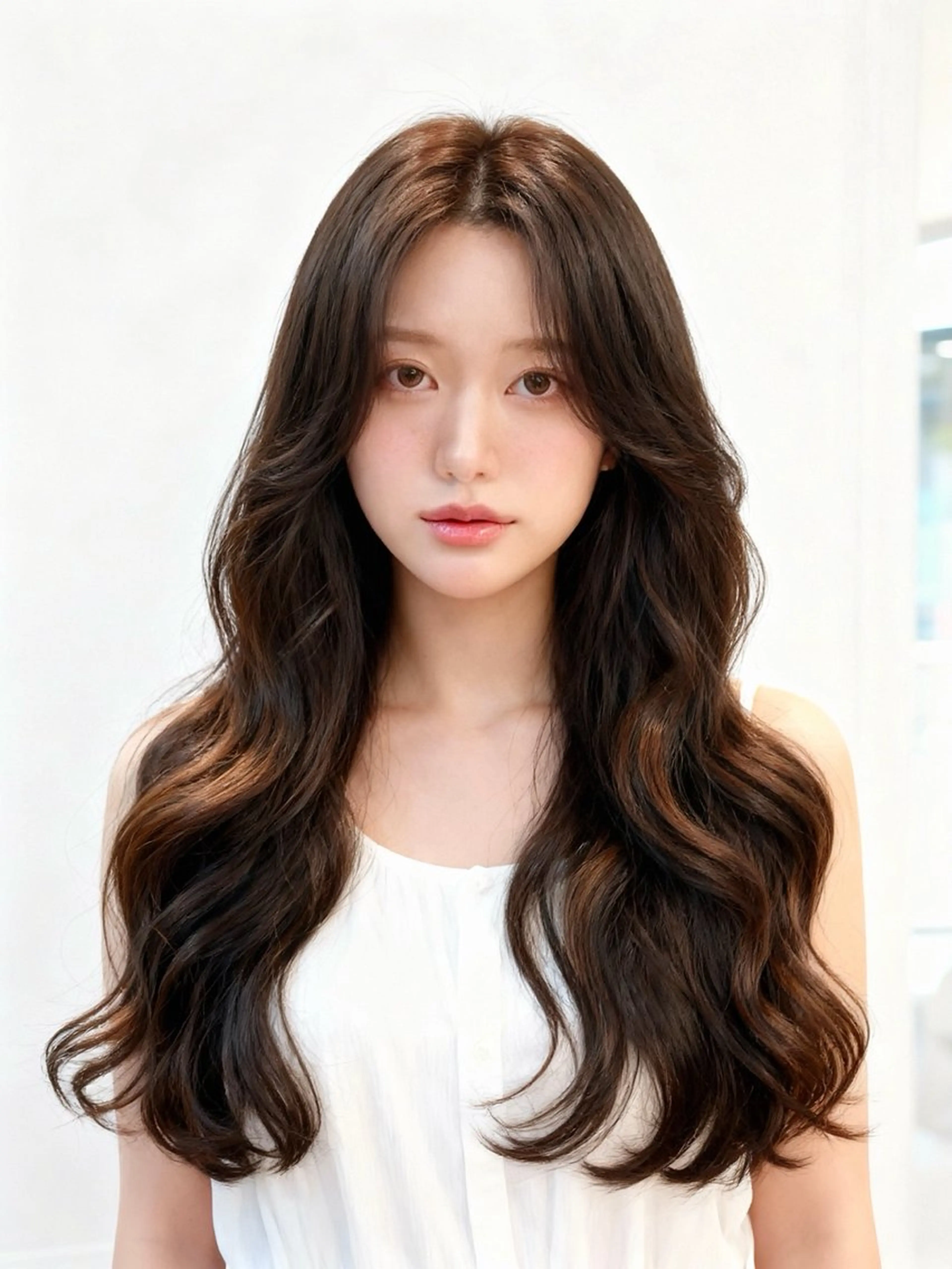 ロング カラー パーマ ヘアアレンジ ベージュカラー 透明感カラー 韓国風ヘア レイヤーカット カット ヘアカラー GO TODAY SHAiRE SALON所属・韓国レイヤー🪞/ 透明感🫧/コウヘイのヘアスタイル