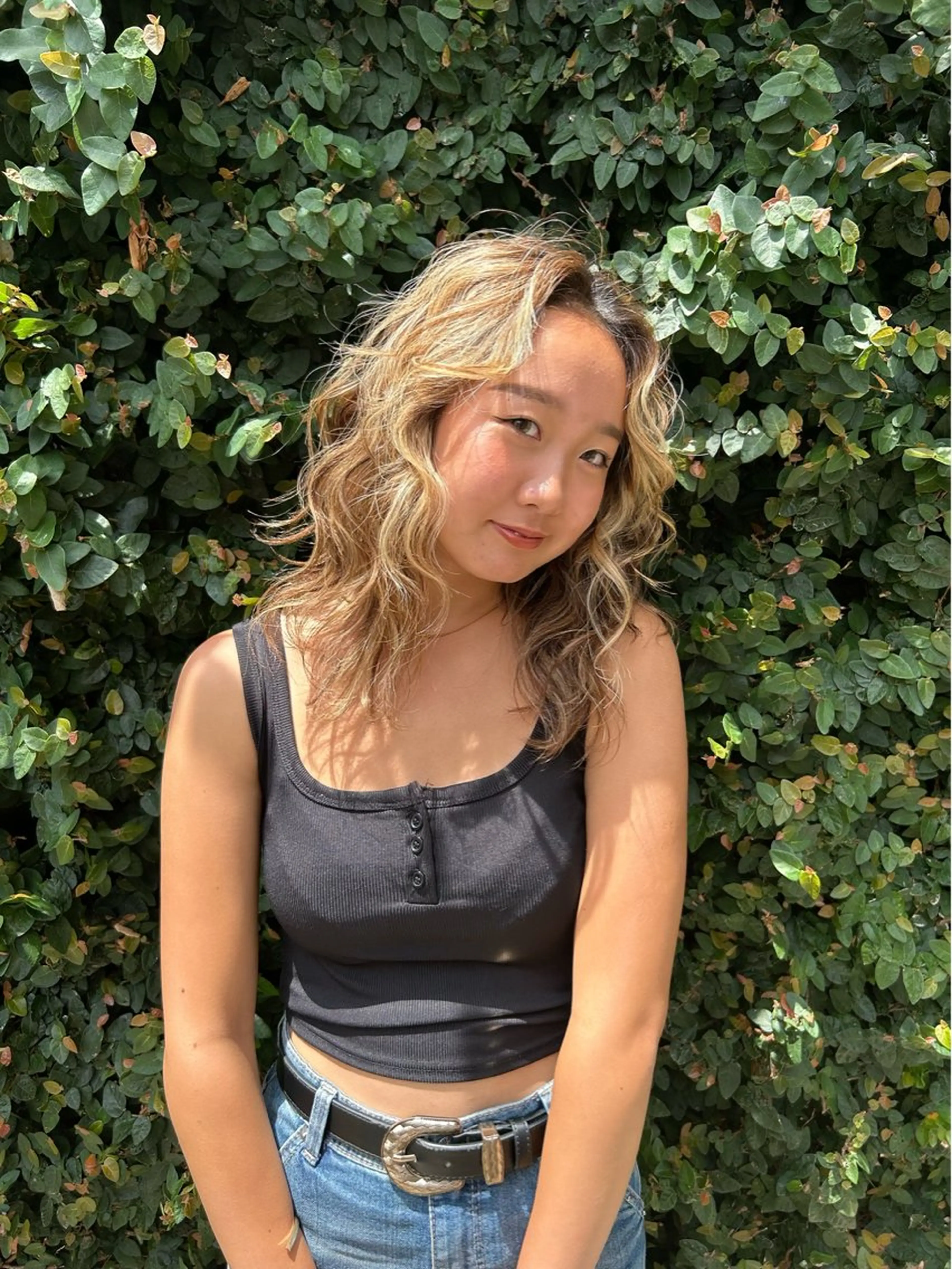 カラー パーマ ヘアアレンジ ヘアカラー ayano/パーマ/ 暖色カラーのヘアスタイル