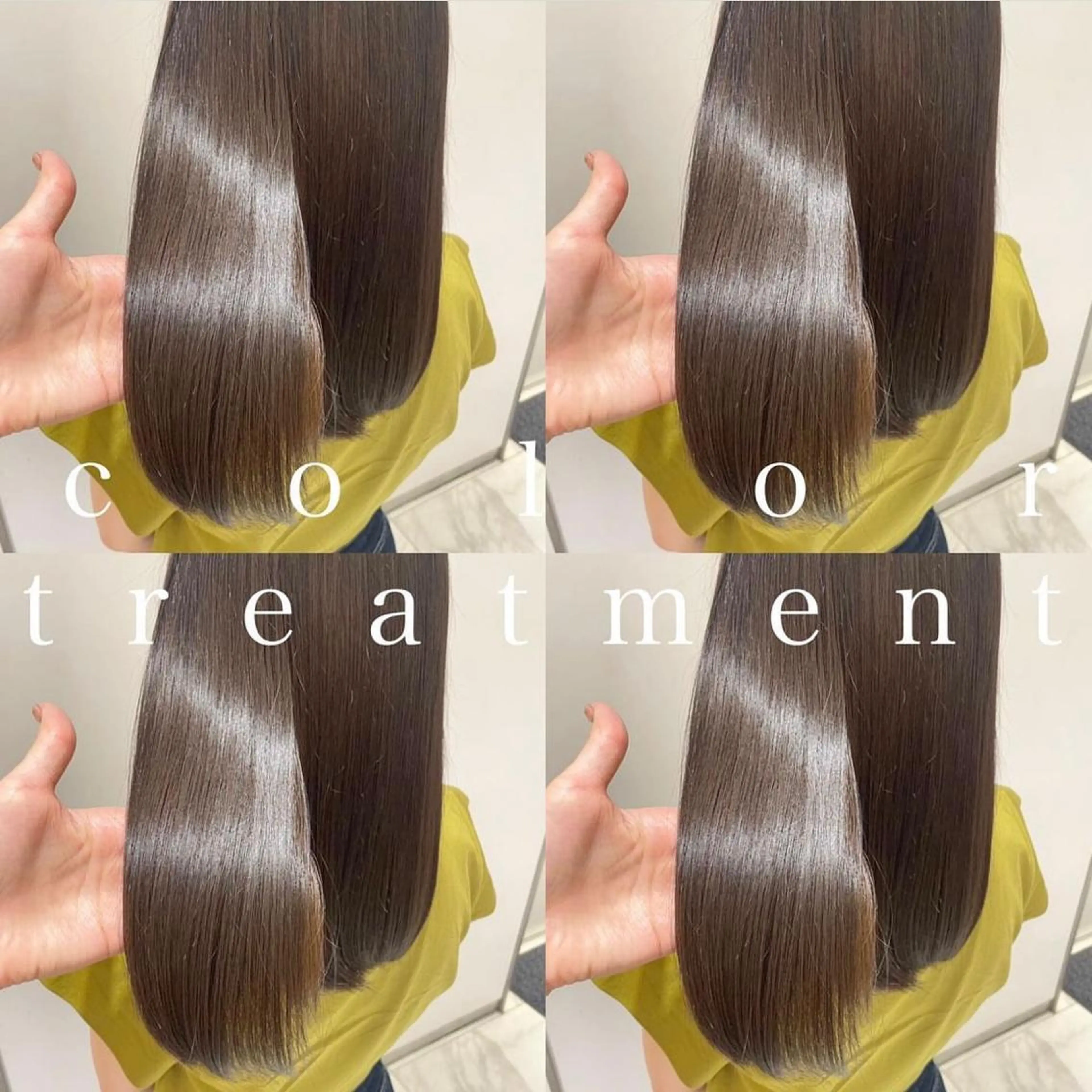 ミディアム カラー 垢抜けヘア 韓国ヘア銀座近下菜央のヘアスタイル