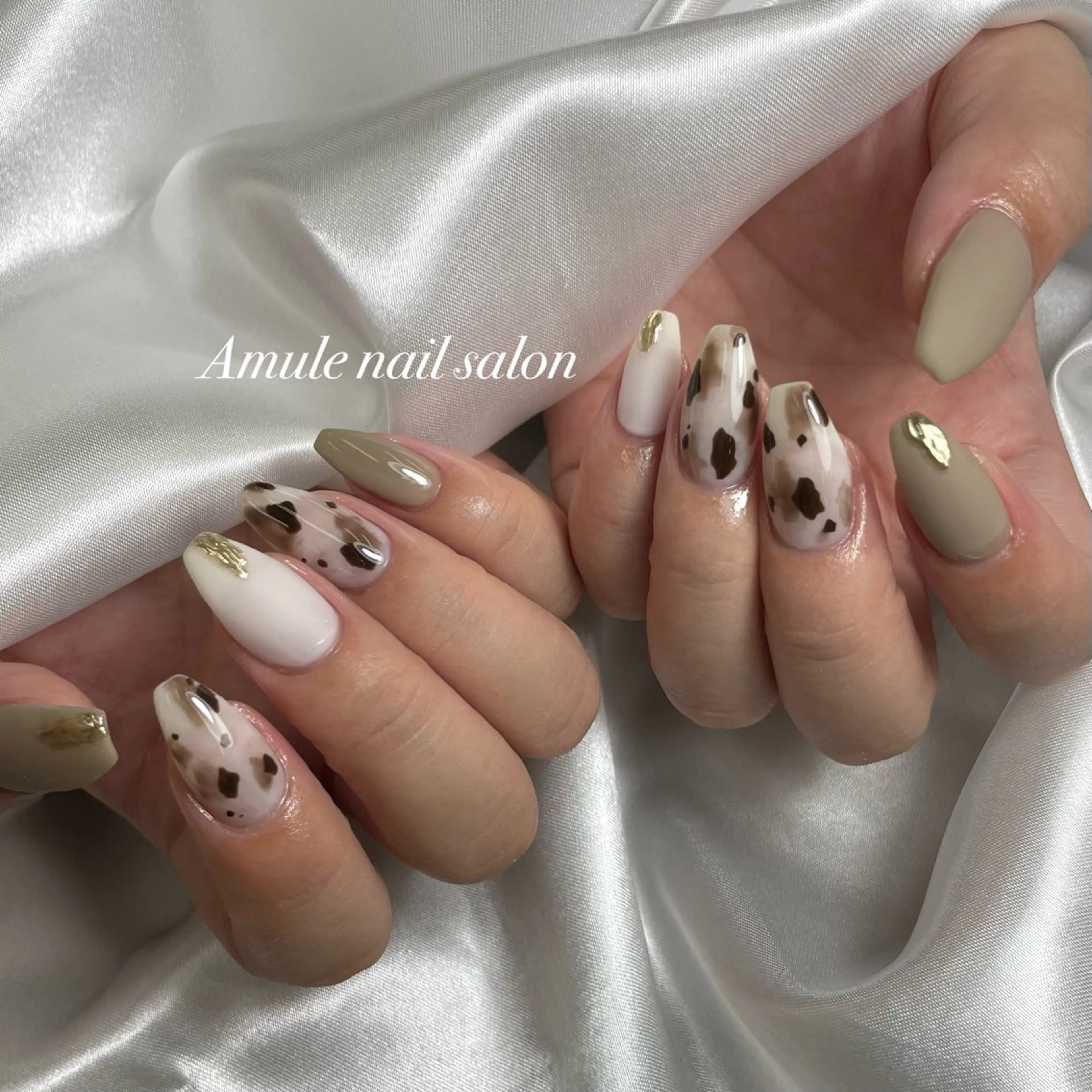 ネイル ニュアンスネイル ハンドネイル Amule Belleのネイルデザイン