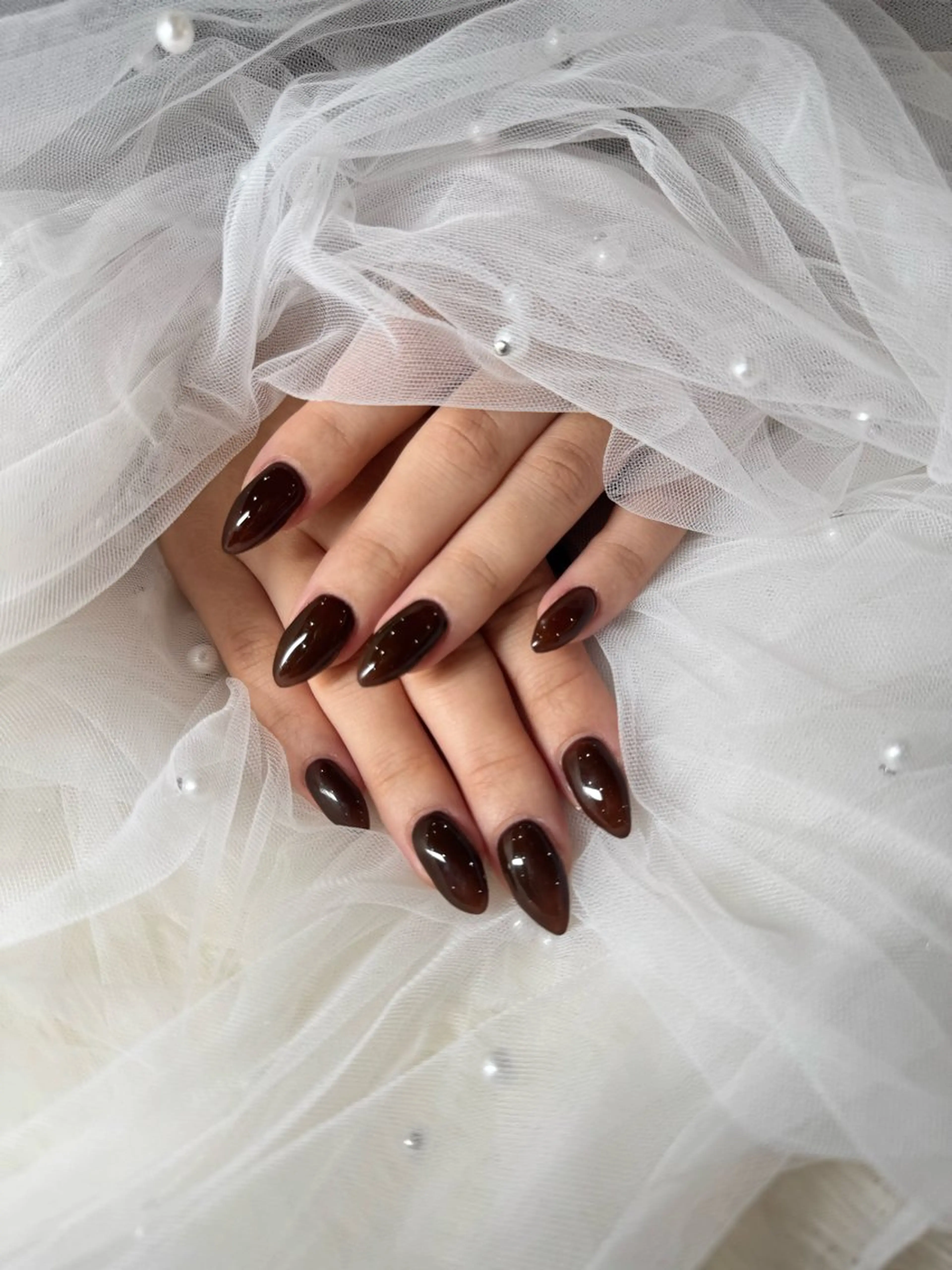 〈オフあり〉ワンカラーorラメグラデーション✨️《ミニモ限定︎💕︎大きいパーツ1つ無料》の写真