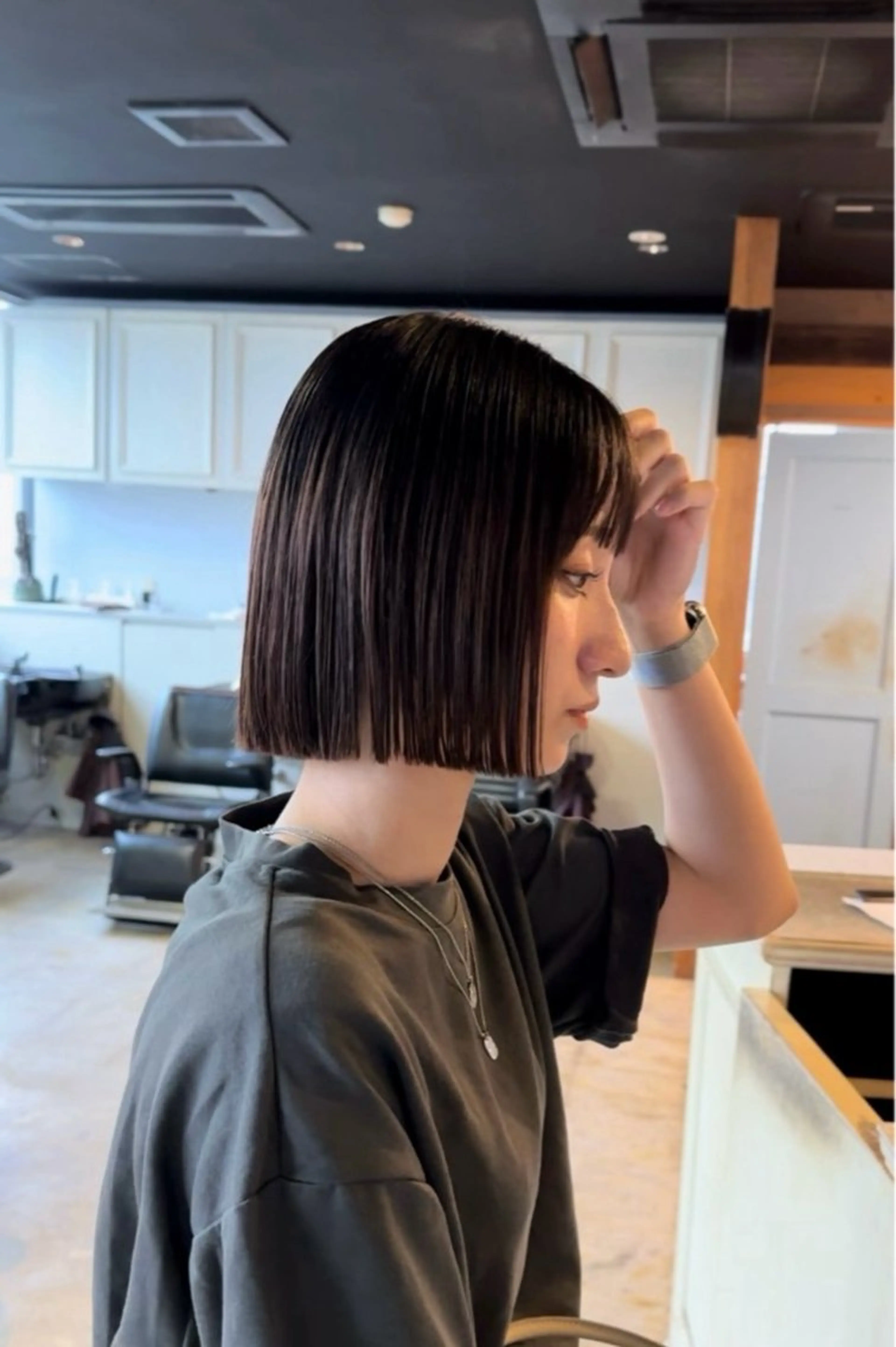 ショート カラー カット ヘアカラー トリートメント 足立 武巳（金山Ciel）のヘアスタイル