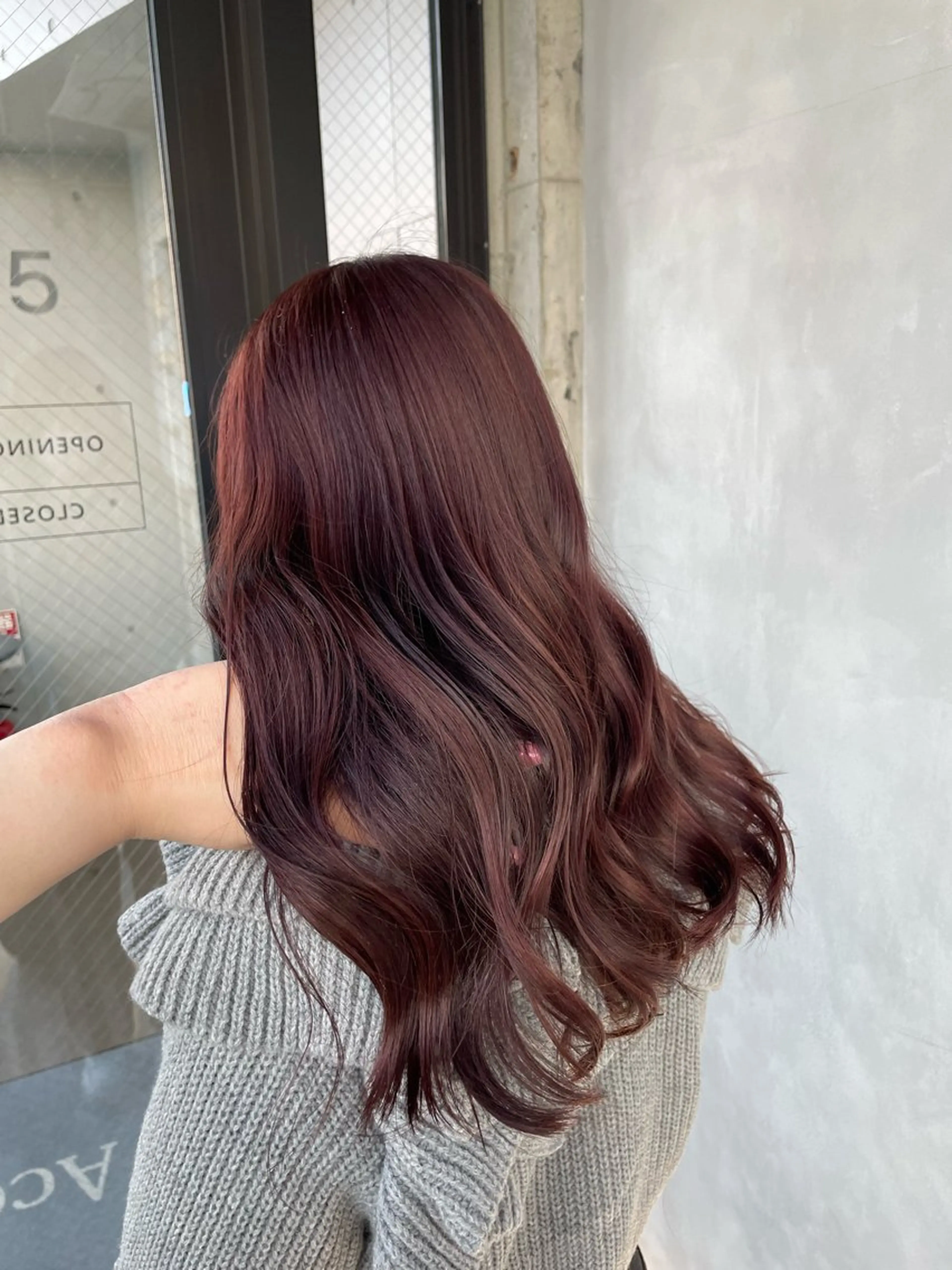 カラー 暖色/ハイトーン/ カラー/HBLのヘアスタイル