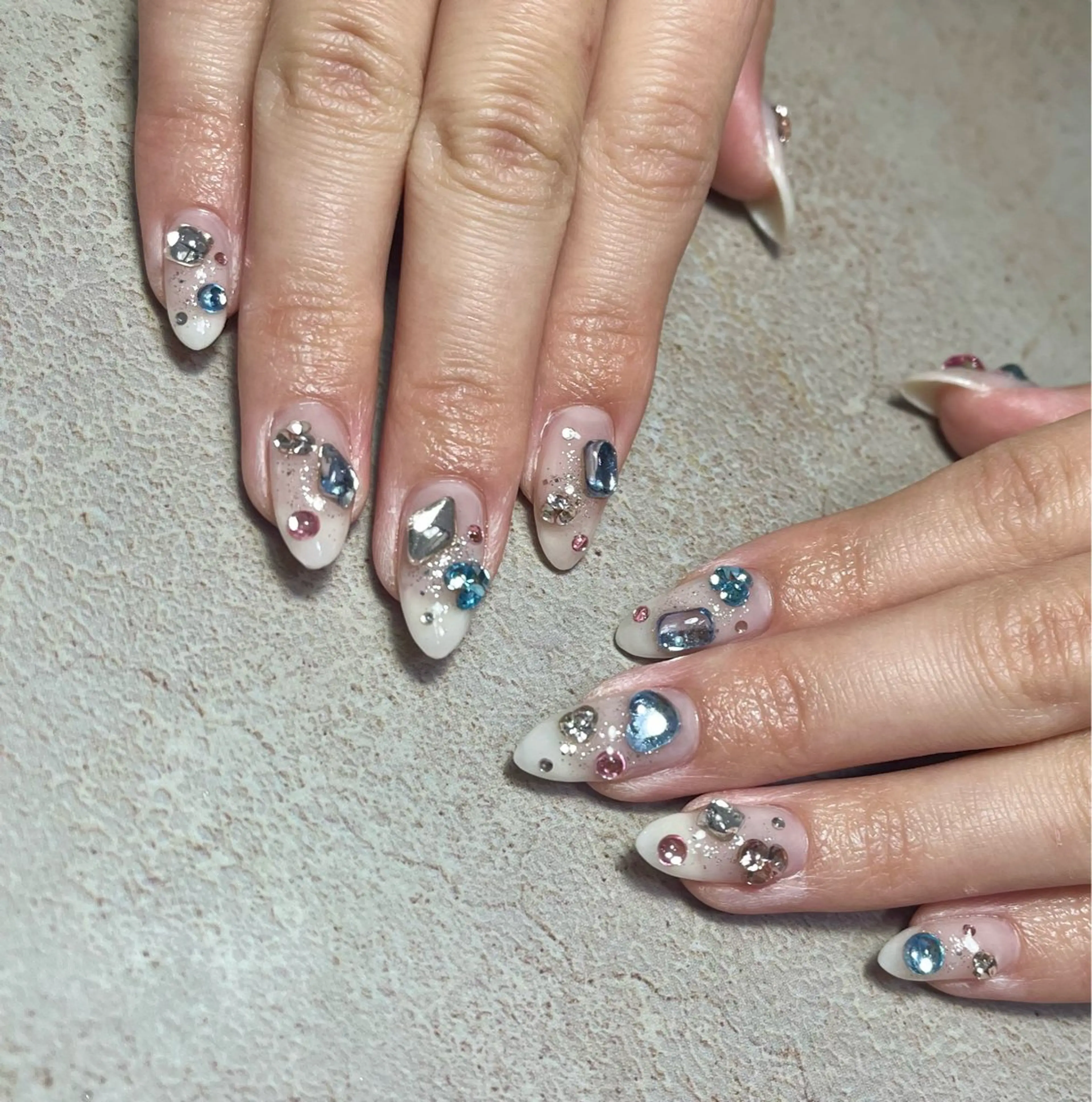 ネイル ハンドネイル goldgleams ちなのネイルデザイン