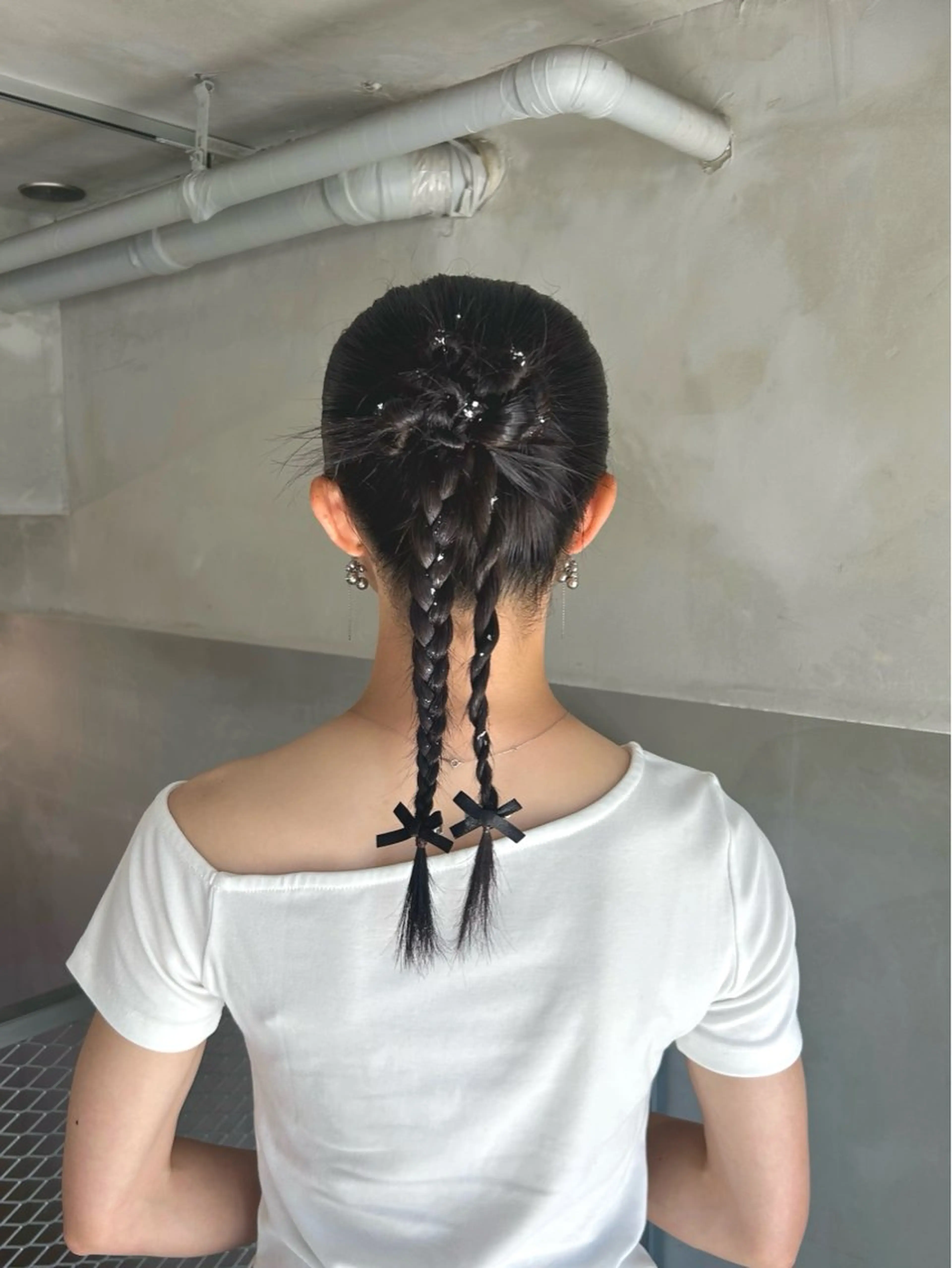 セミロング ヘアアレンジ bob/ aoiのヘアスタイル