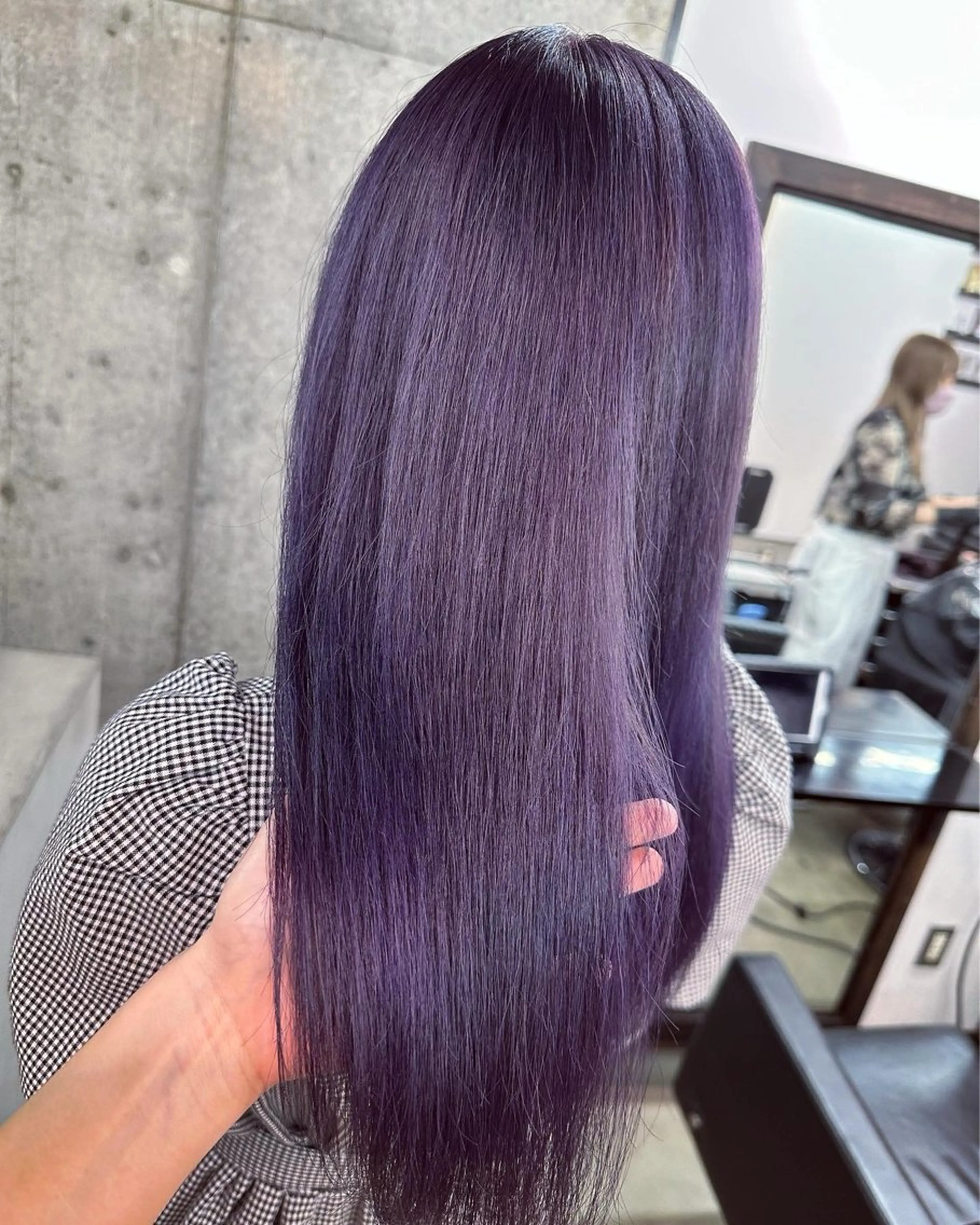 セミロング ヘアカラー トリートメント 🫧シールエクステ/ 艶カラー🫧アサミ️のヘアスタイル