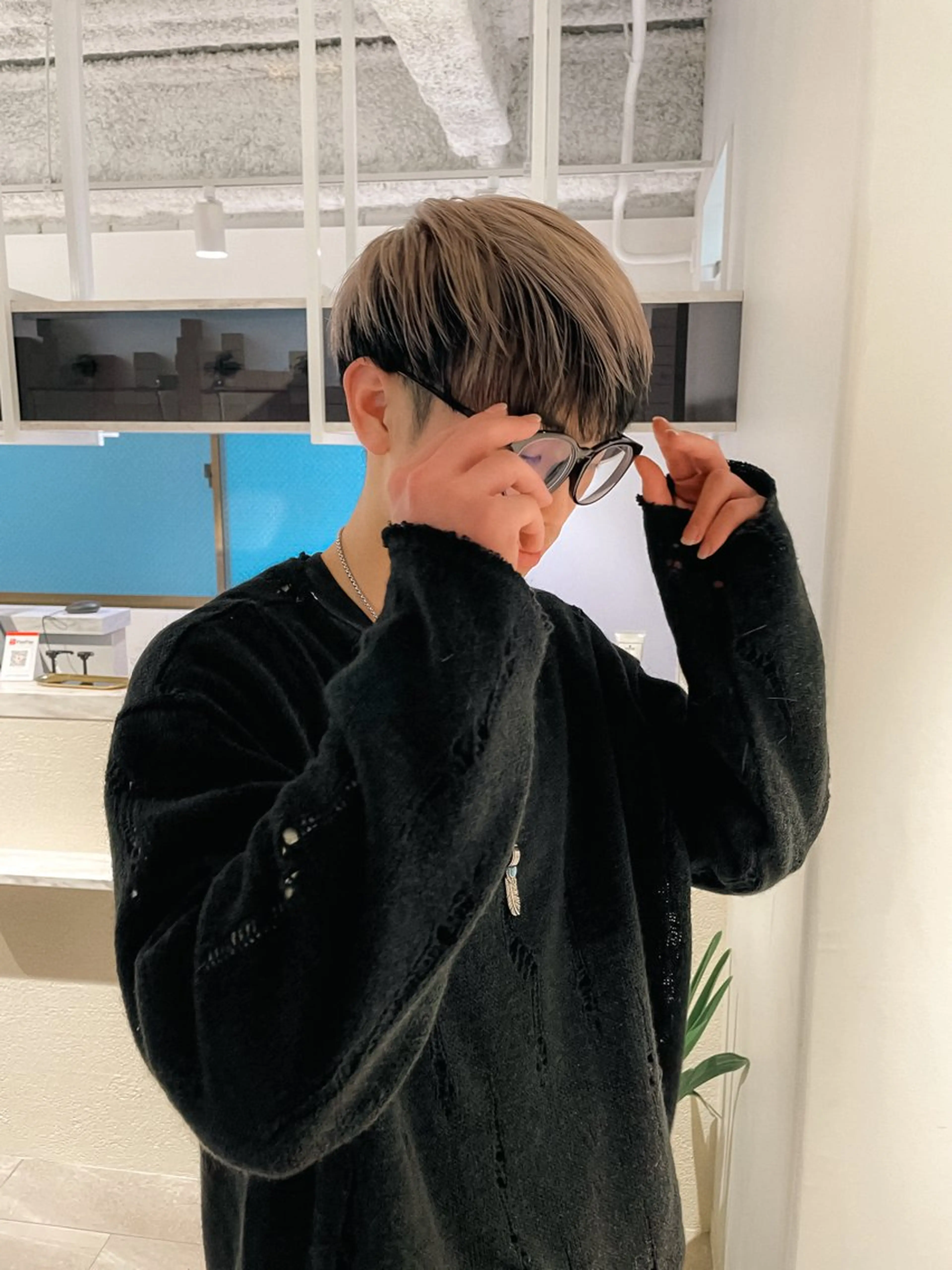 ショート カラー メンズ Miyamoto Yasuchikaのヘアスタイル