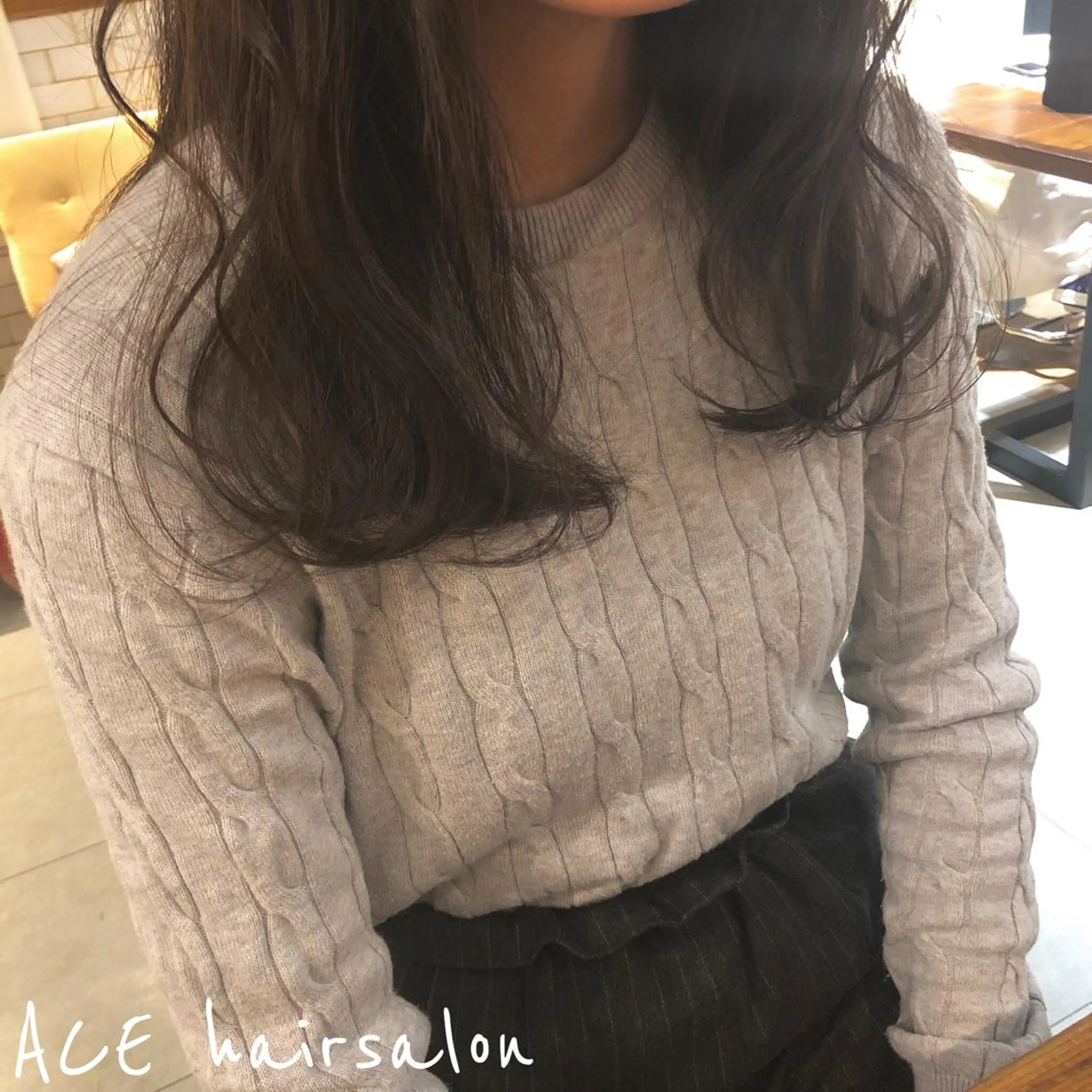 セミロング カラー 髪質改善/艶髪 🫧高橋湧也のヘアスタイル