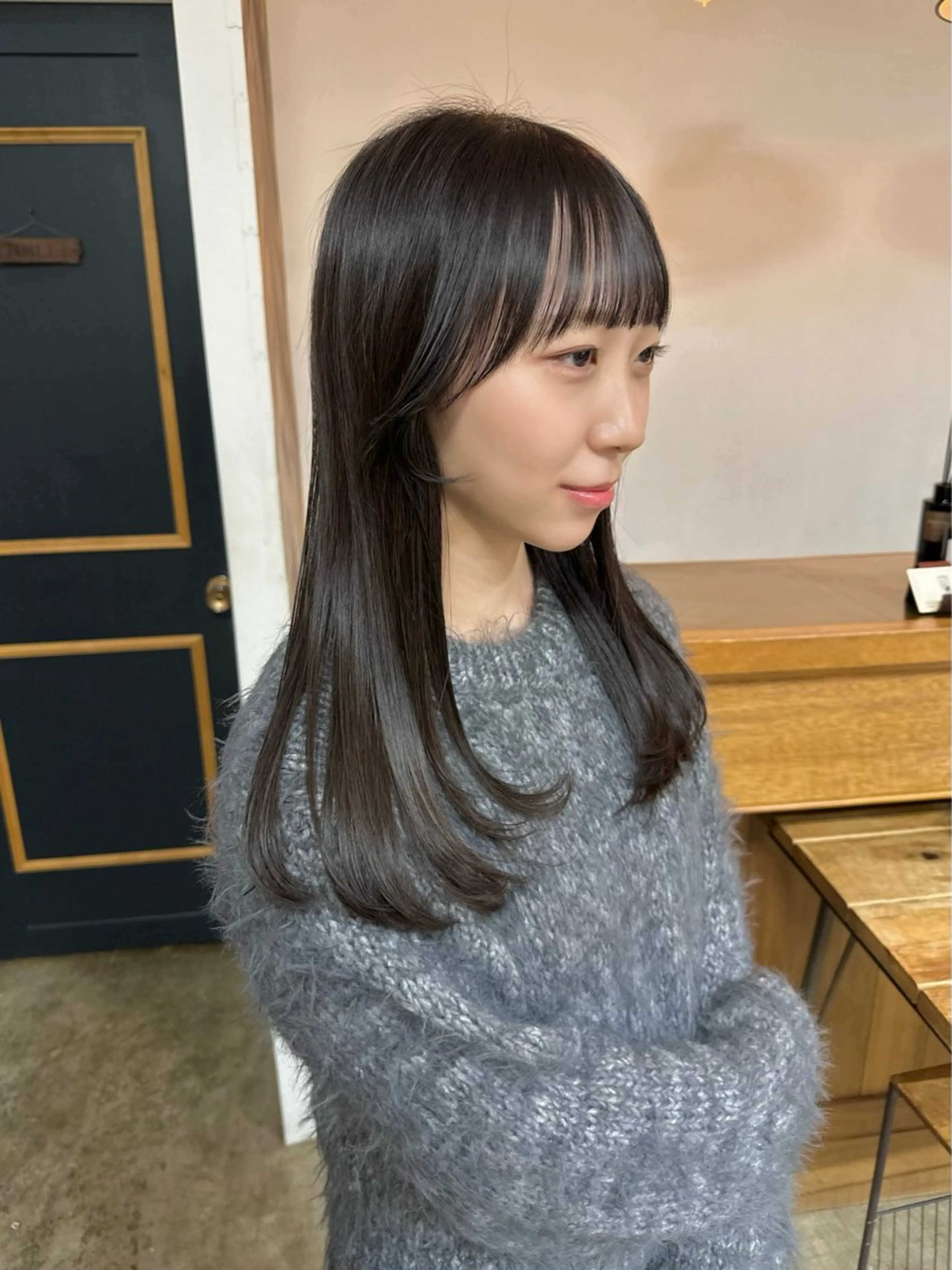 セミロング カット ヘアカラー トリートメント NAGISA 🎀透明感カラー🎀のヘアスタイル