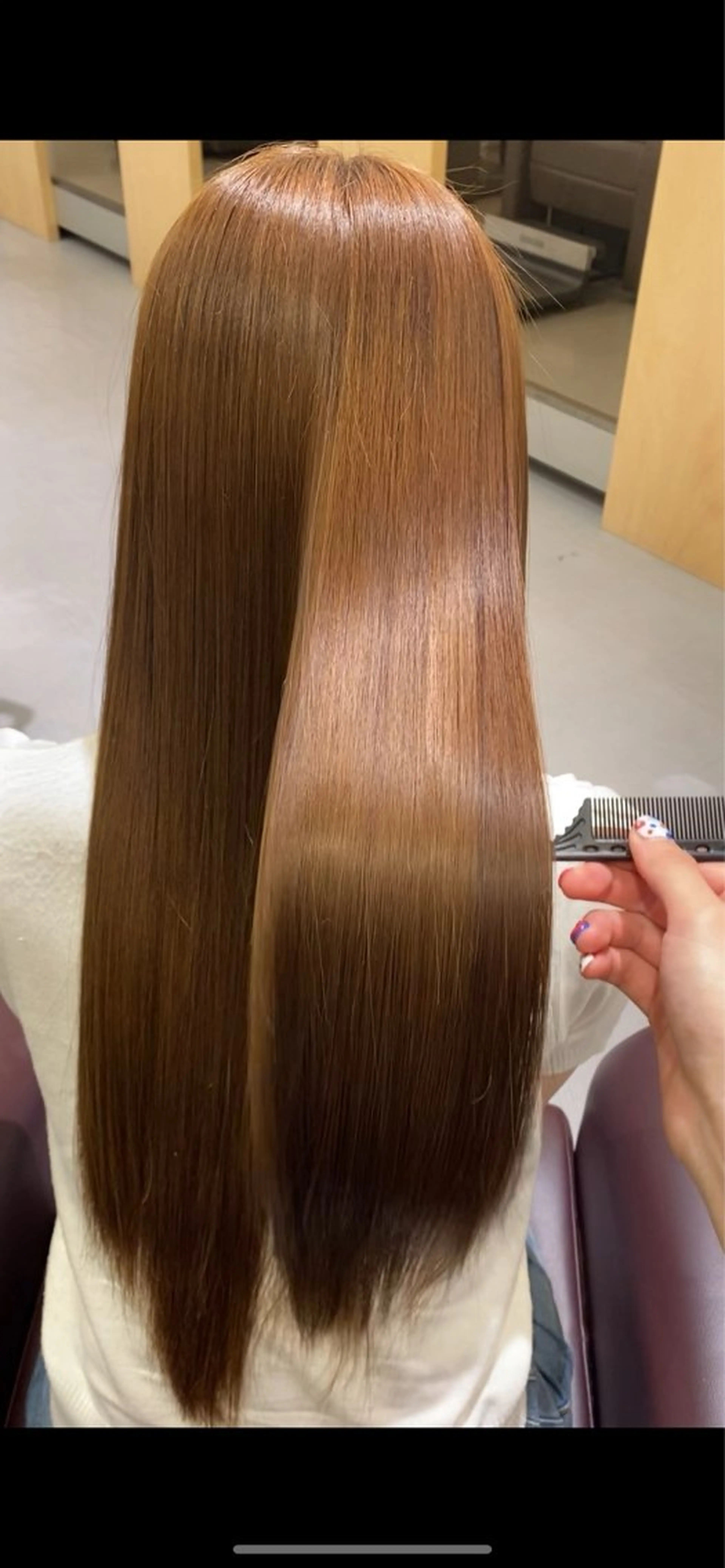 ロング カット トリートメント ️🫧透明感カラー& 髪質改善🎀いさきのヘアスタイル