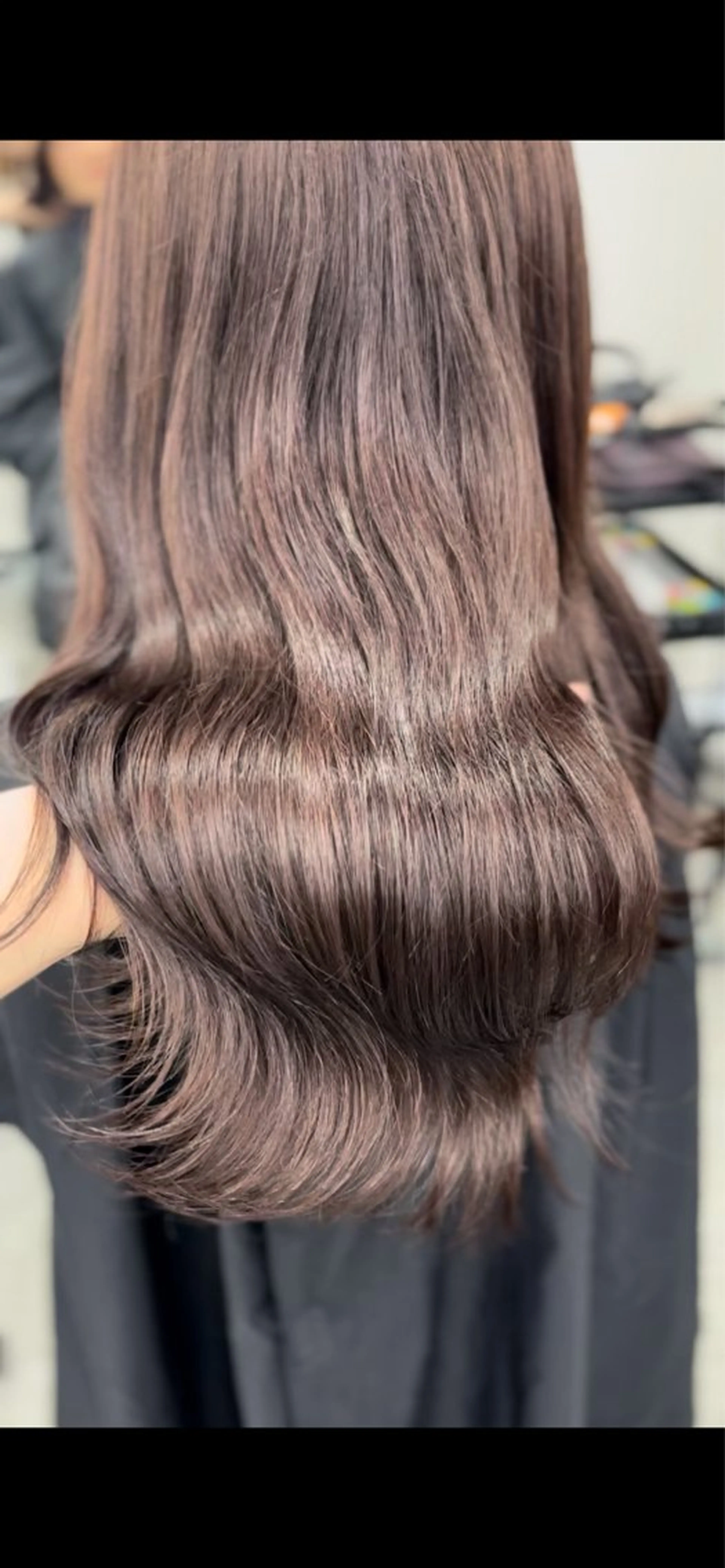 カラー ベージュ・ラベンダー カラー🎀りりのヘアスタイル