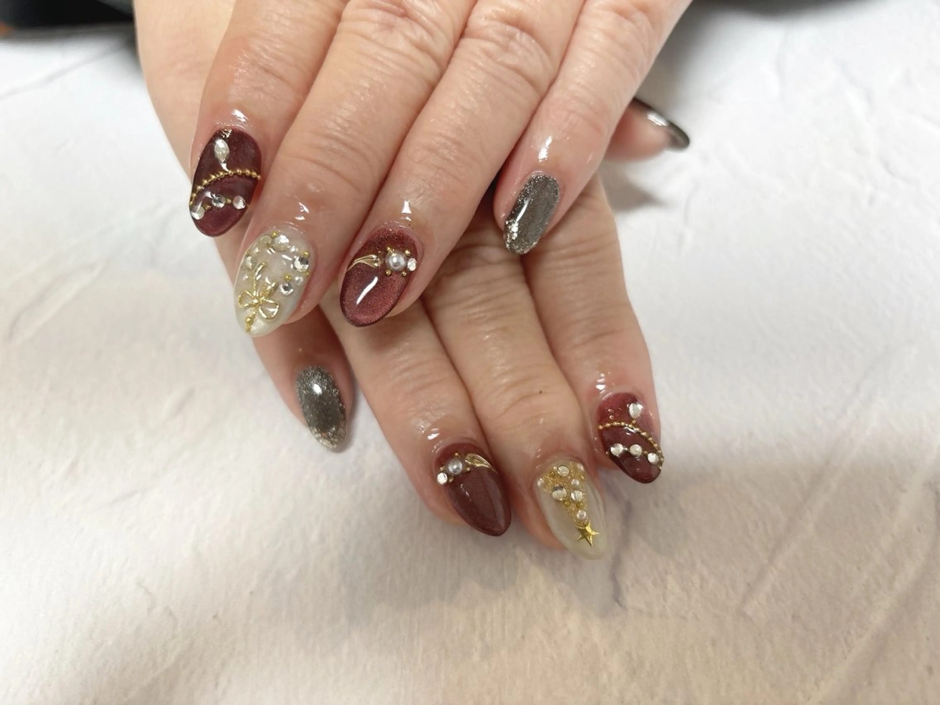 ネイル 愛川町 あんすりうむのネイルデザイン