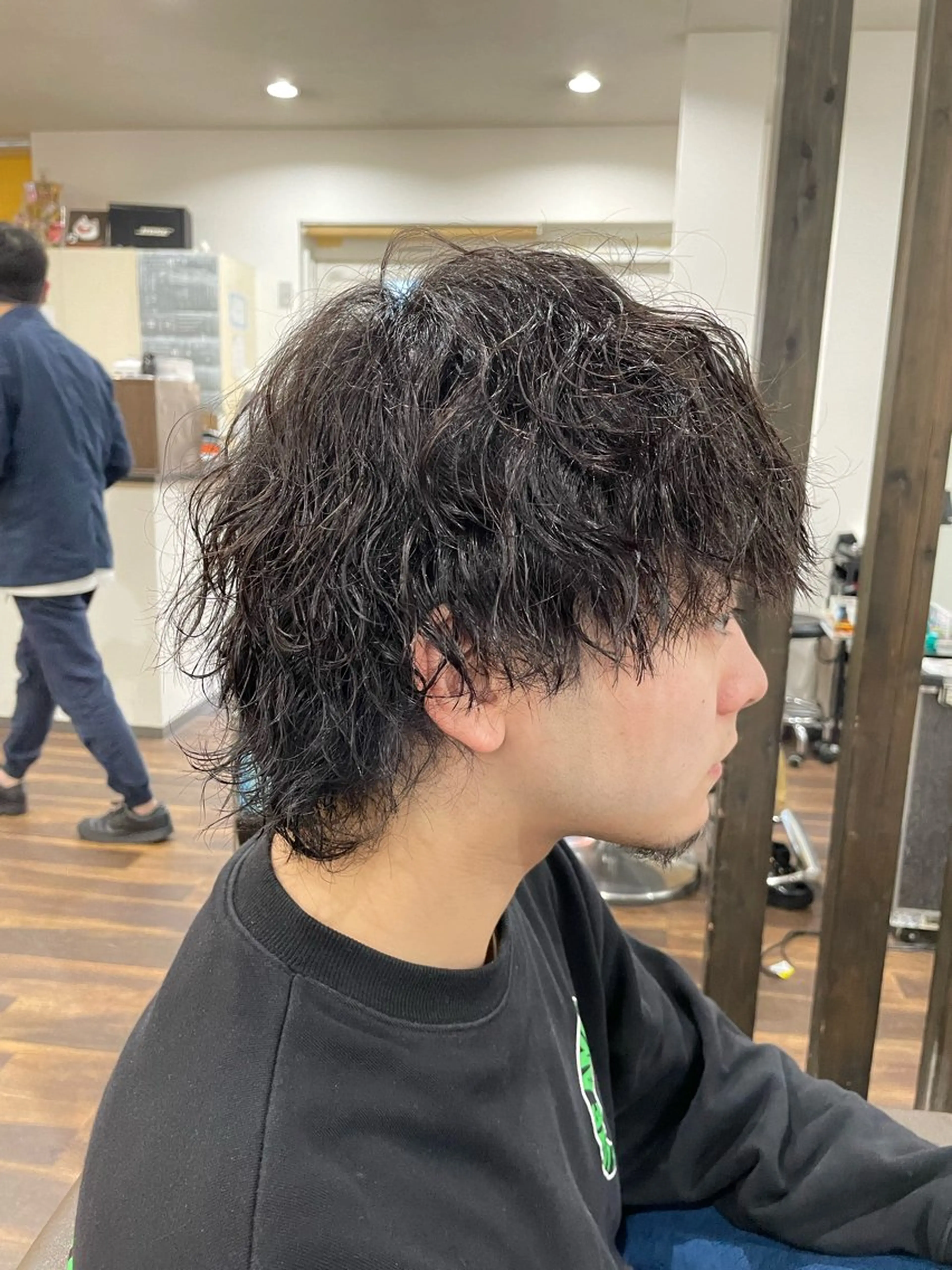 パーマ メンズ メンズパーマ 波巻きパーマ カット パーマ Leggu所属・木田 智大のヘアスタイル