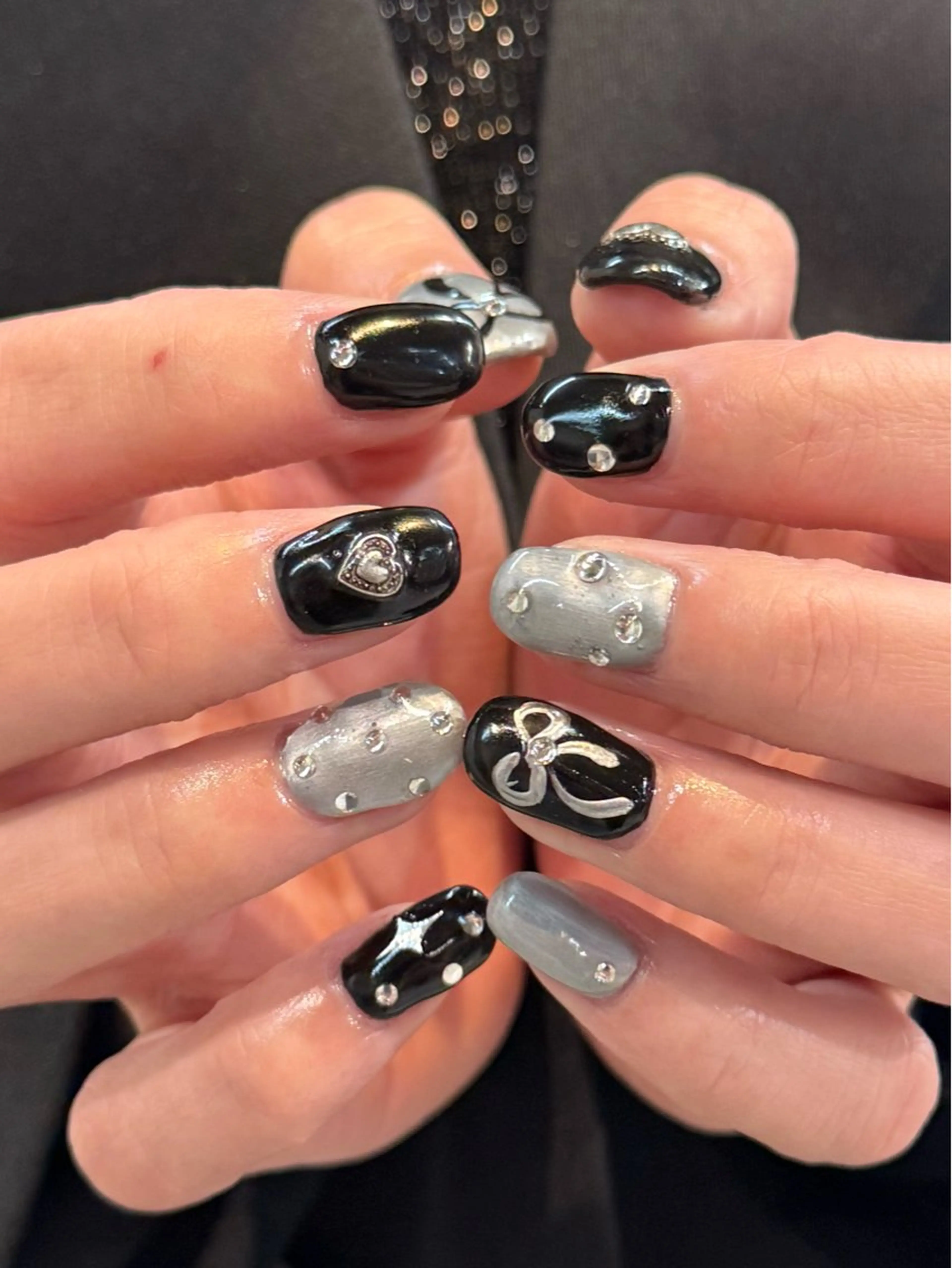 メンズ ネイル ハンドネイル ハイトーン/ネイル /ミウ 🌺❤︎のヘアスタイル