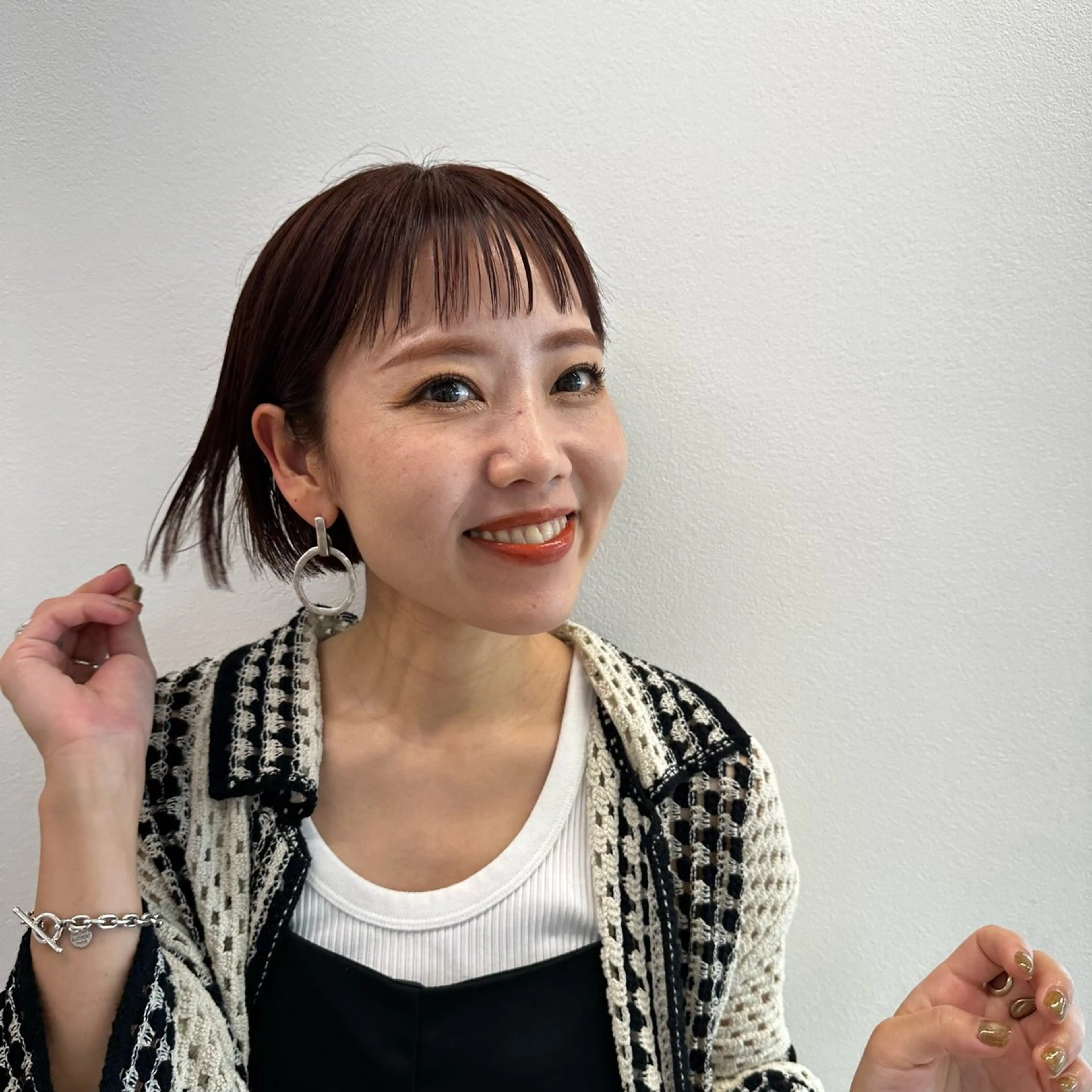 ミディアム カラー カット ヘアカラー 韓国/ヘアアレンジ/ 髪質改善/夏美のヘアスタイル