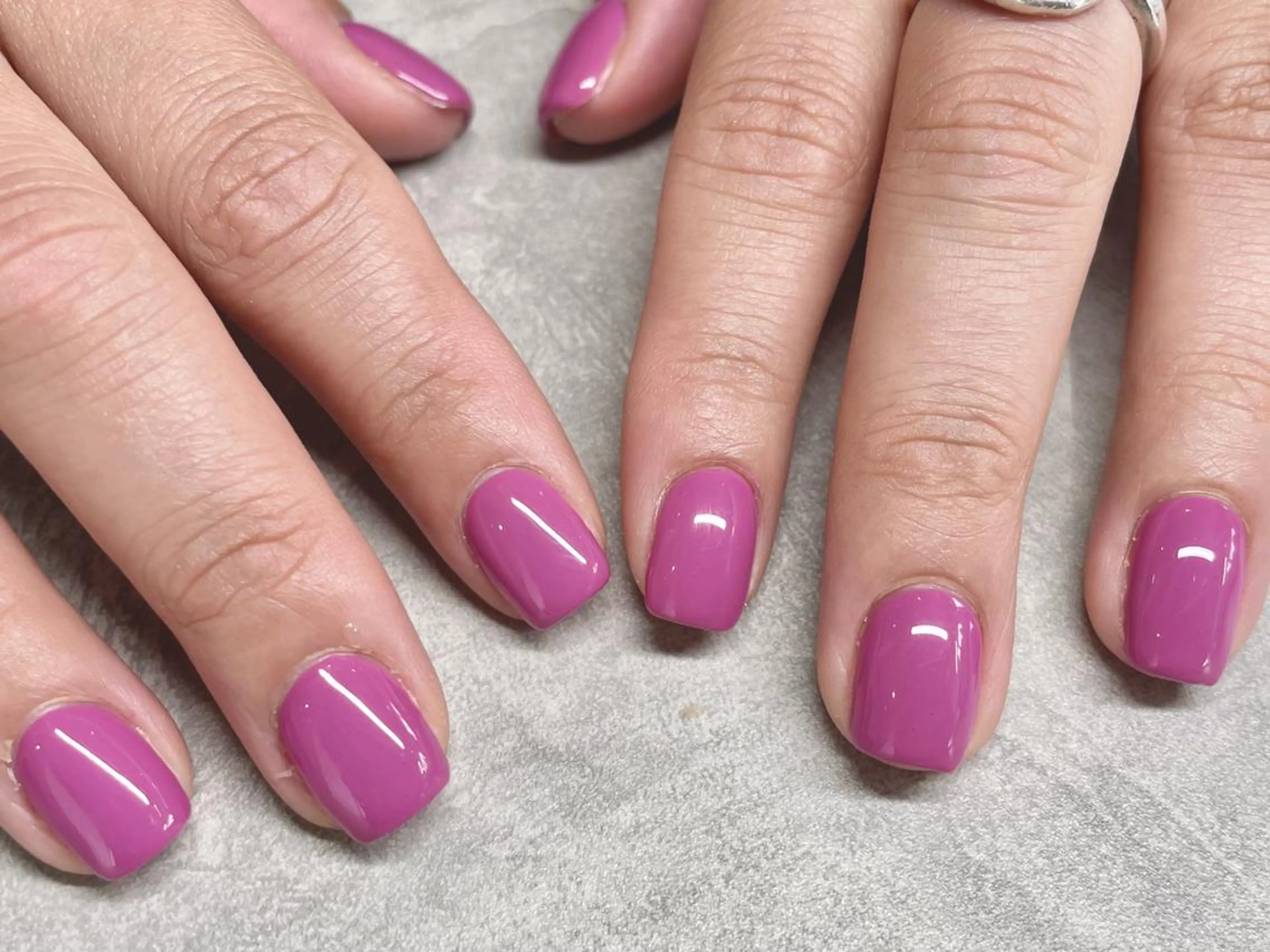 ネイル ワンカラーネイル 山本joieange 心斎橋店のマツエク・マツパデザイン