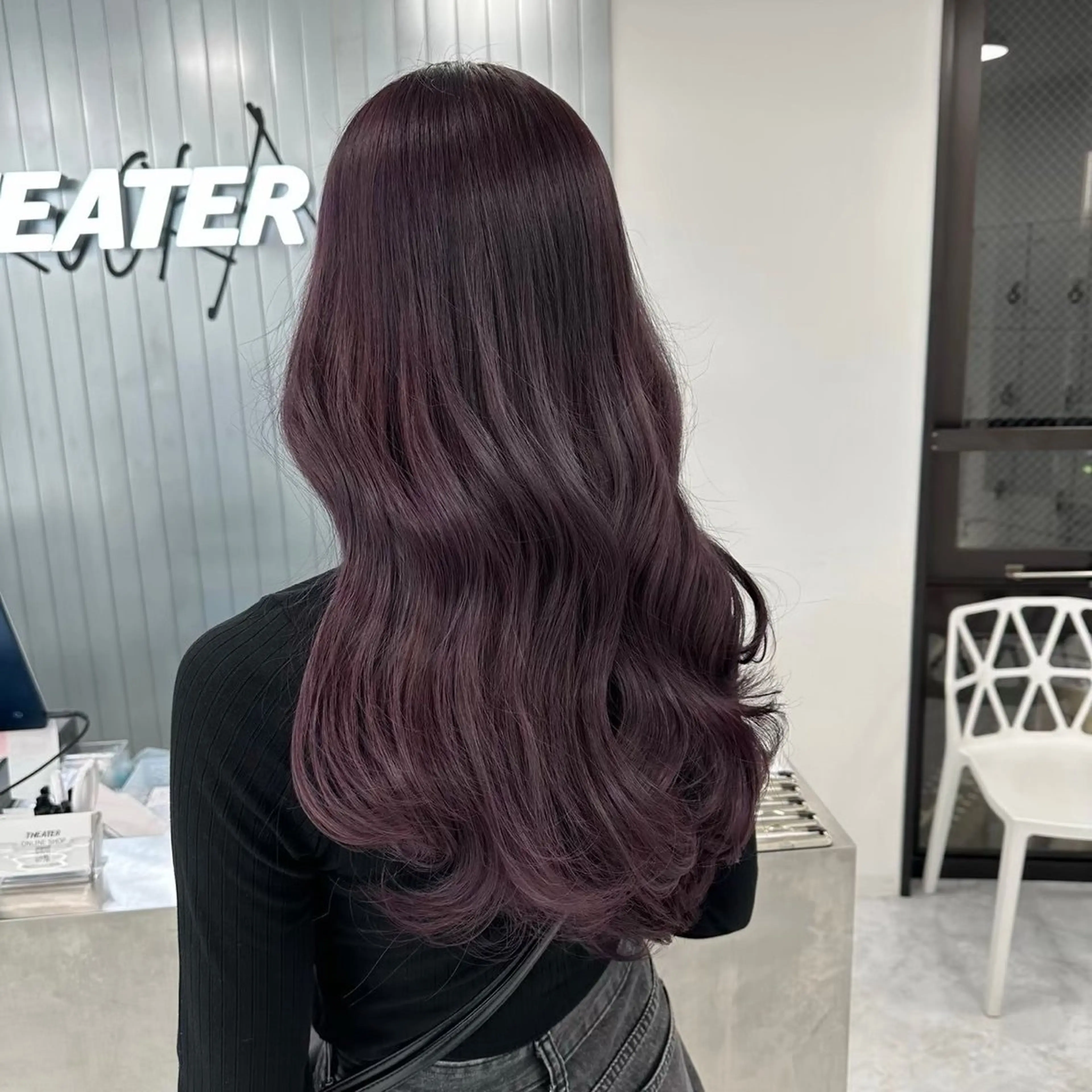 ロング カラー mina/暖色カラー 🥀韓国風カット🥀のヘアスタイル