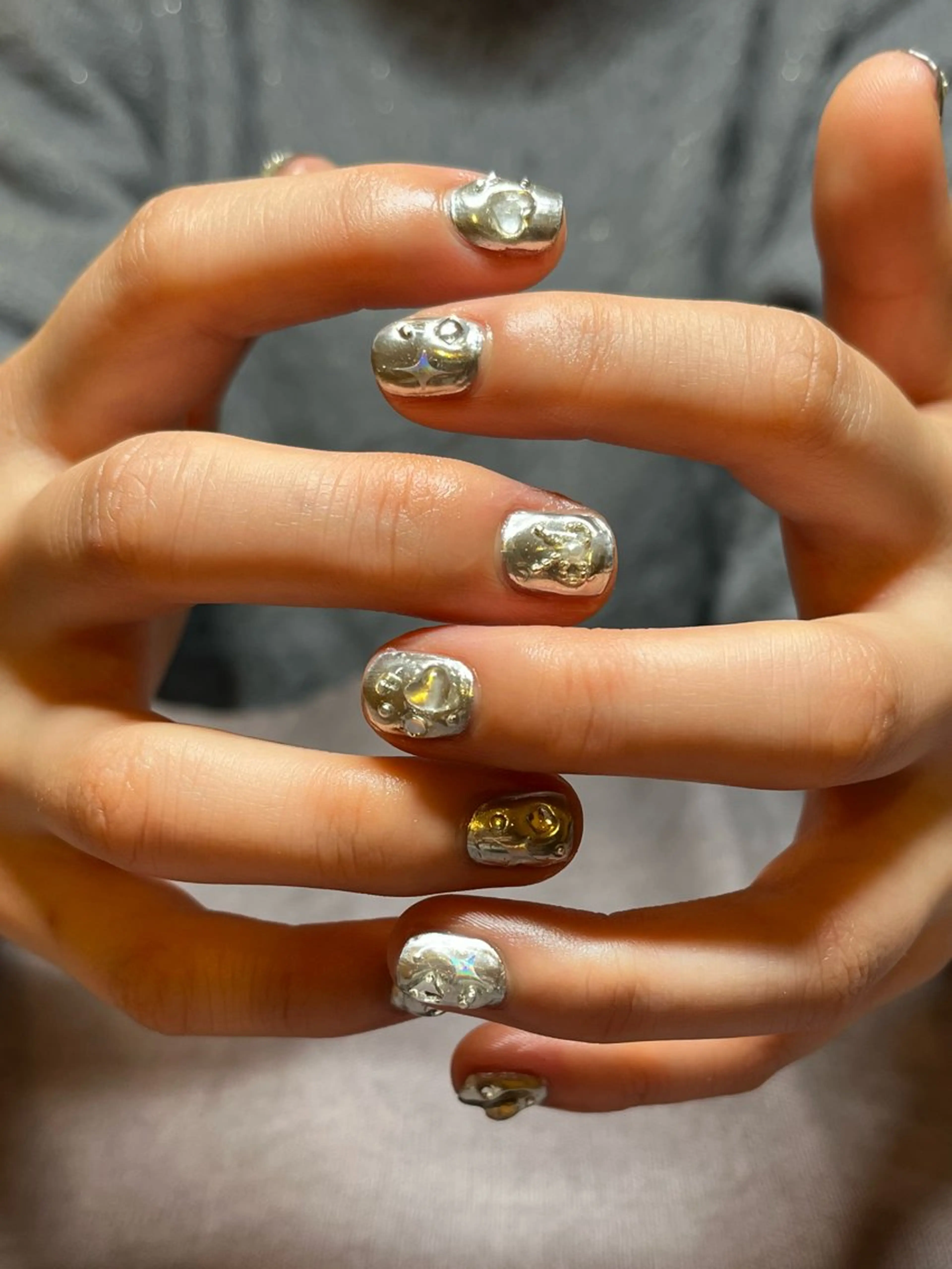 ネイル ジェルネイル ハードジェル 持ち込み atelier mofのネイルデザイン