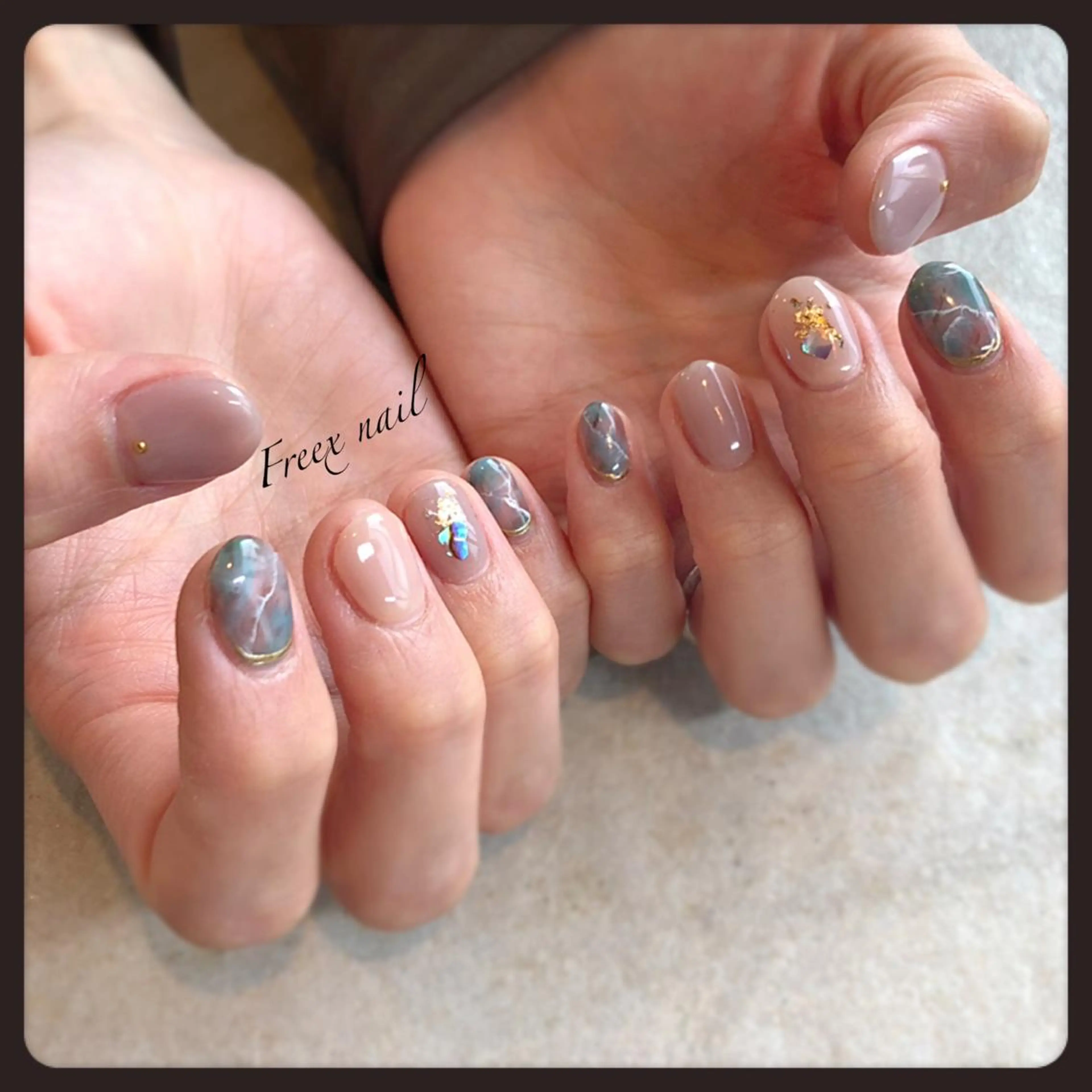 ネイル Freex nail所属・freex nail /ニュアンス/個性派のネイルデザイン
