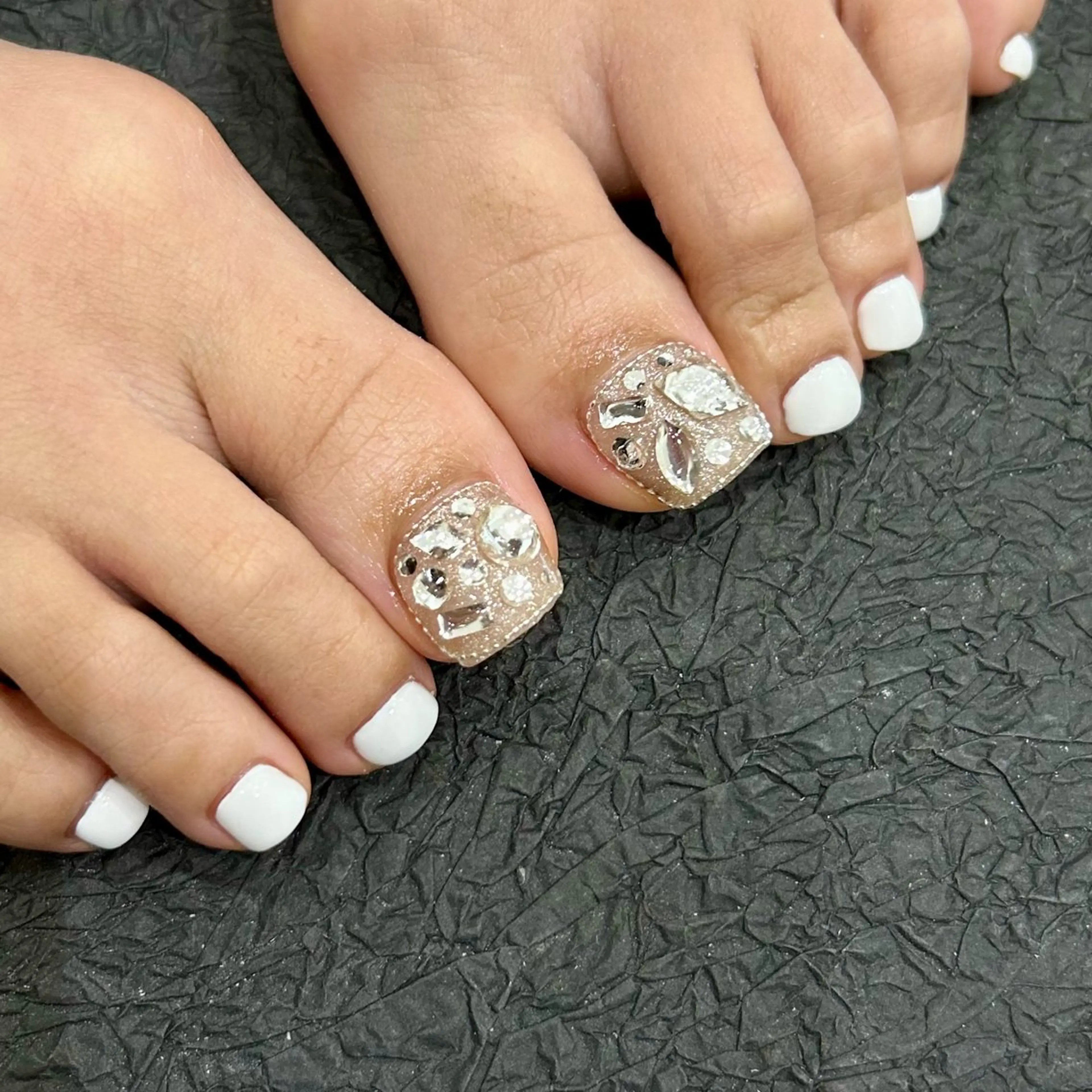 ネイル フットネイル 持ち込み Allure 小山店 結咲(ゆいさ)のネイルデザイン