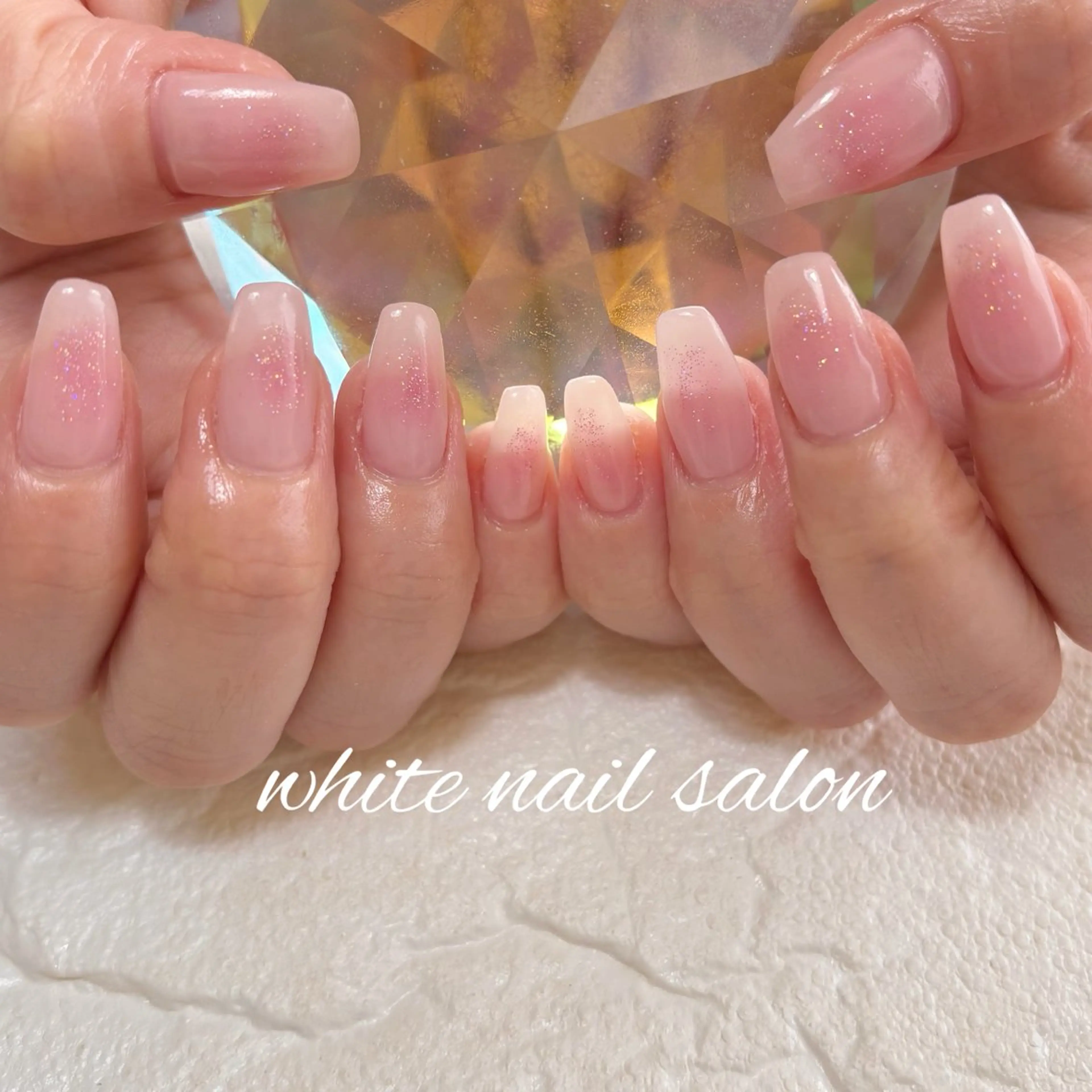 ネイル フットネイル ラメ(グリッター) ハンドネイル white nail salonのネイルデザイン