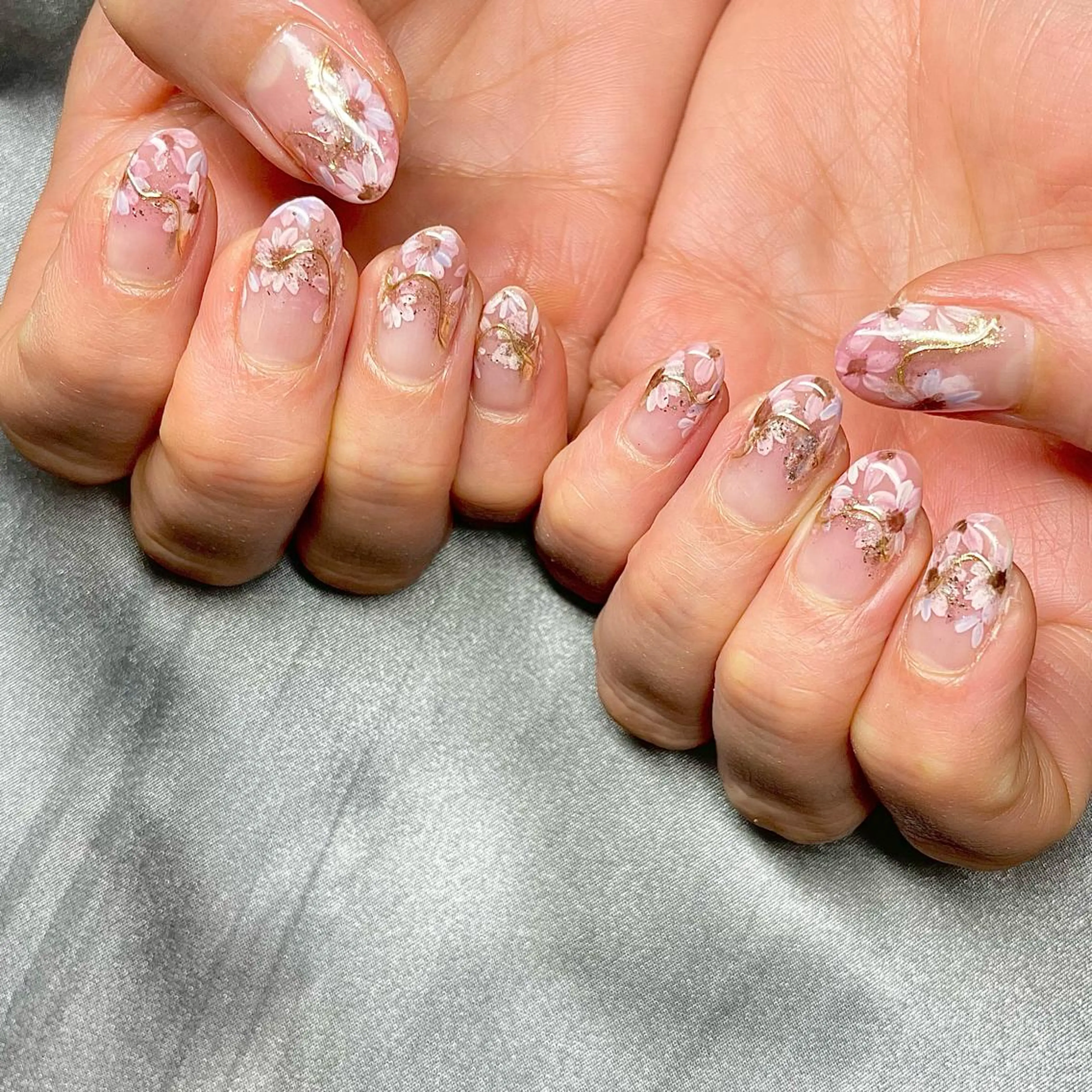 セミロング カラー パーマ ヘアアレンジ メンズ キッズ ネイル マツエク・マツパ アイブロウ フラワーネイル ミラーネイル nail&eye Aoのマツエク・マツパデザイン