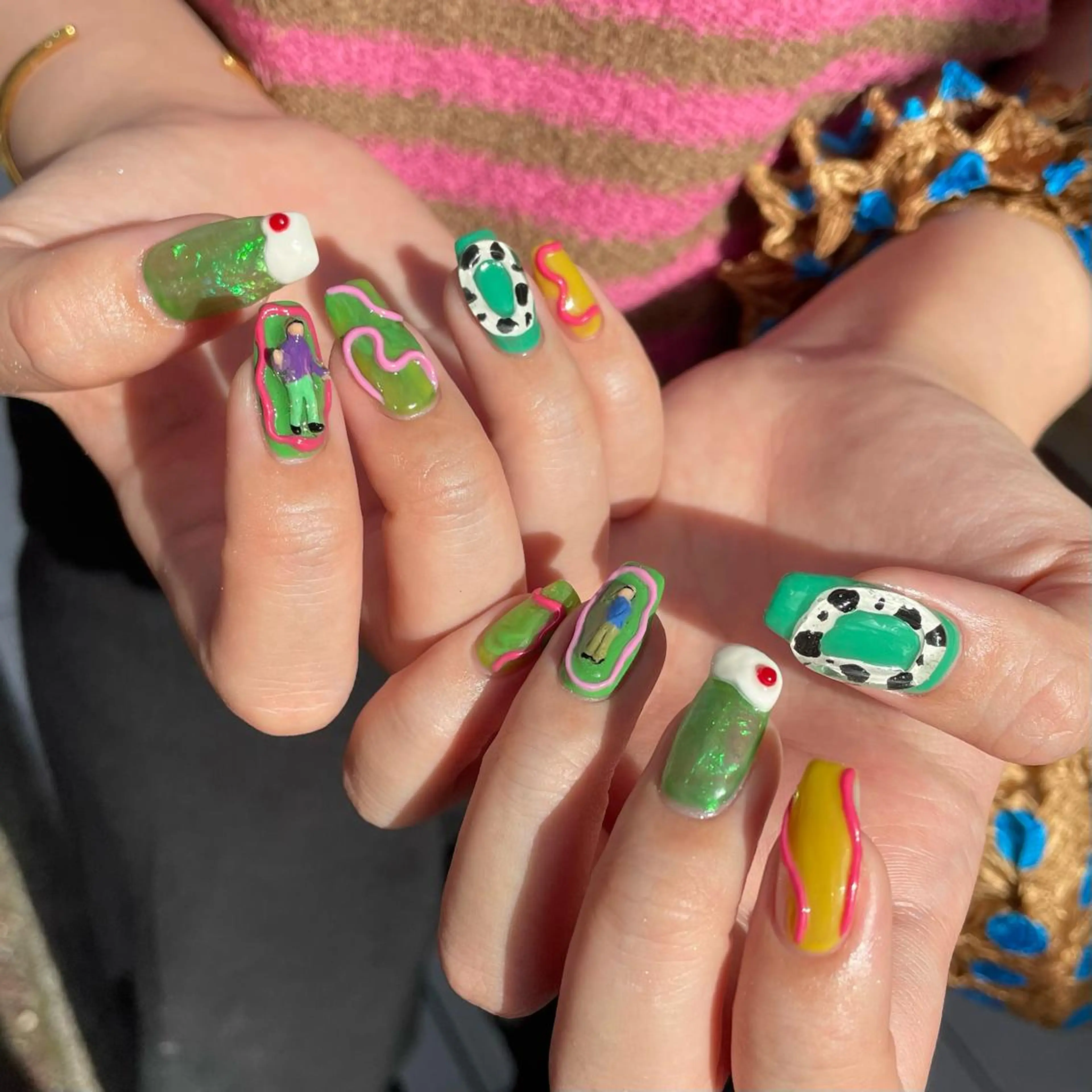 ネイル ハンドネイル 新井 ひなののネイルデザイン