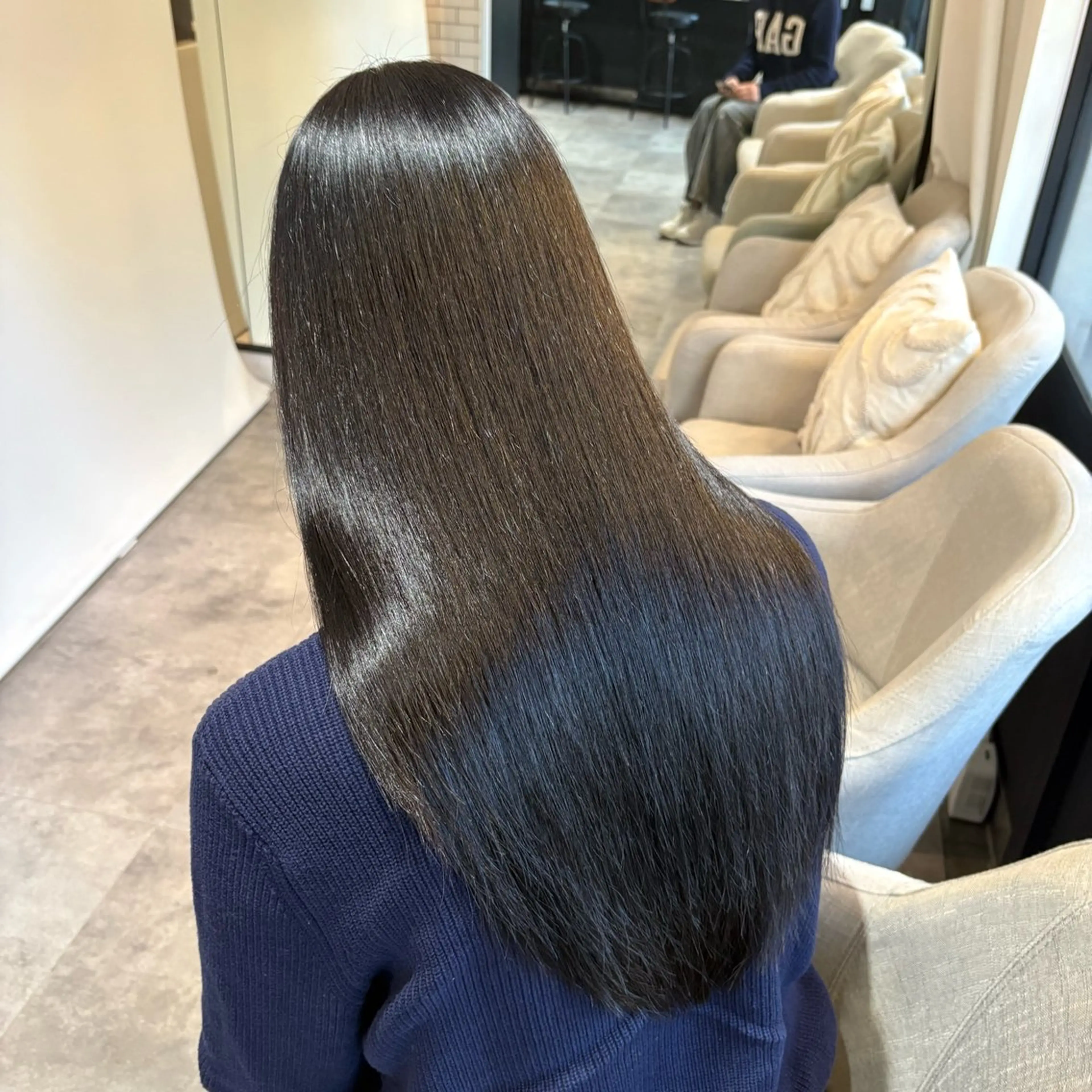 ロング カラー カット ヘアカラー 🖤N゜JILLVA 🤍店長/川田 栞のヘアスタイル