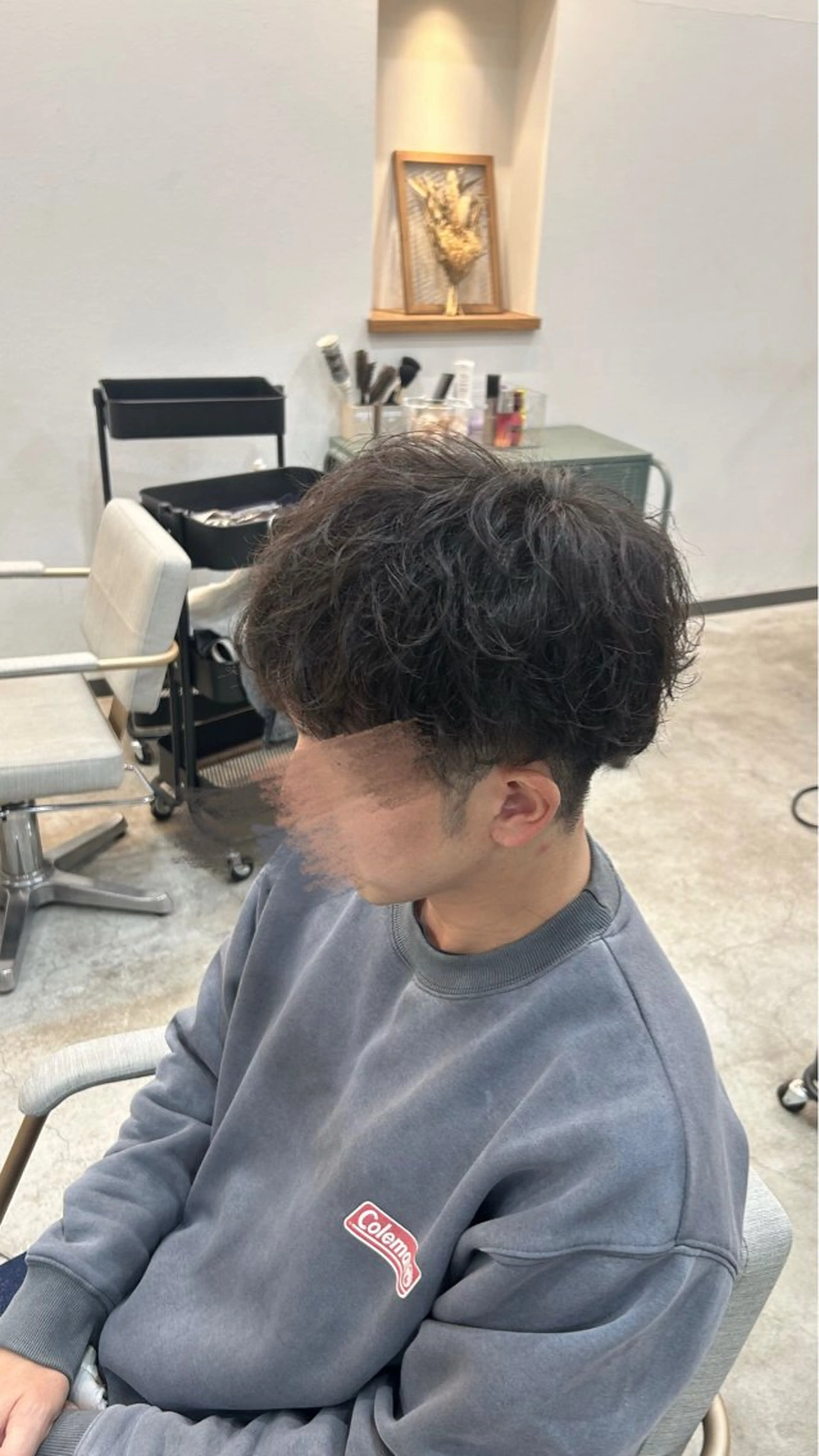 メンズ カット パーマ 中村 仁美のヘアスタイル