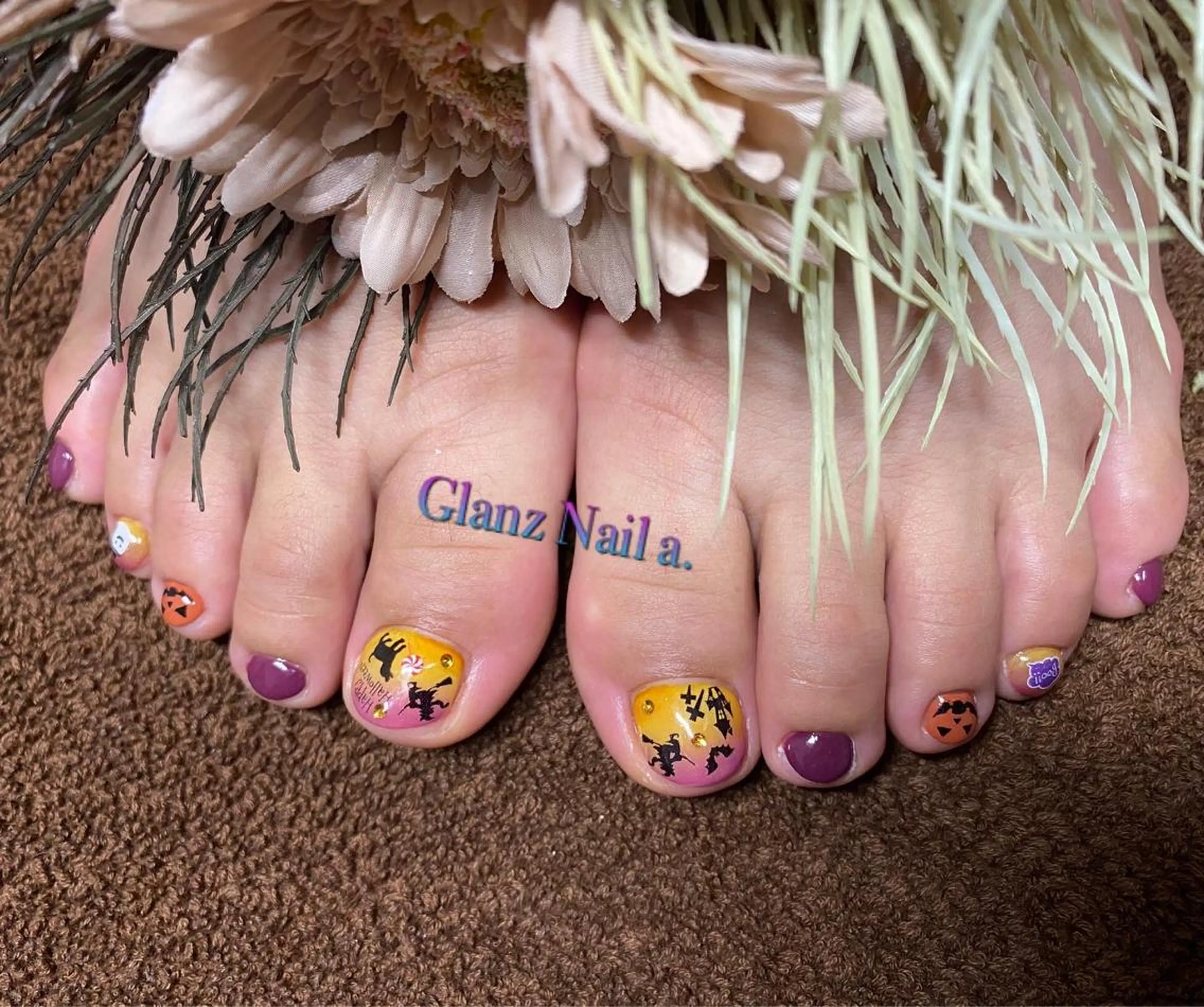 ネイル ハロウィン Glanz  Nail aのネイルデザイン