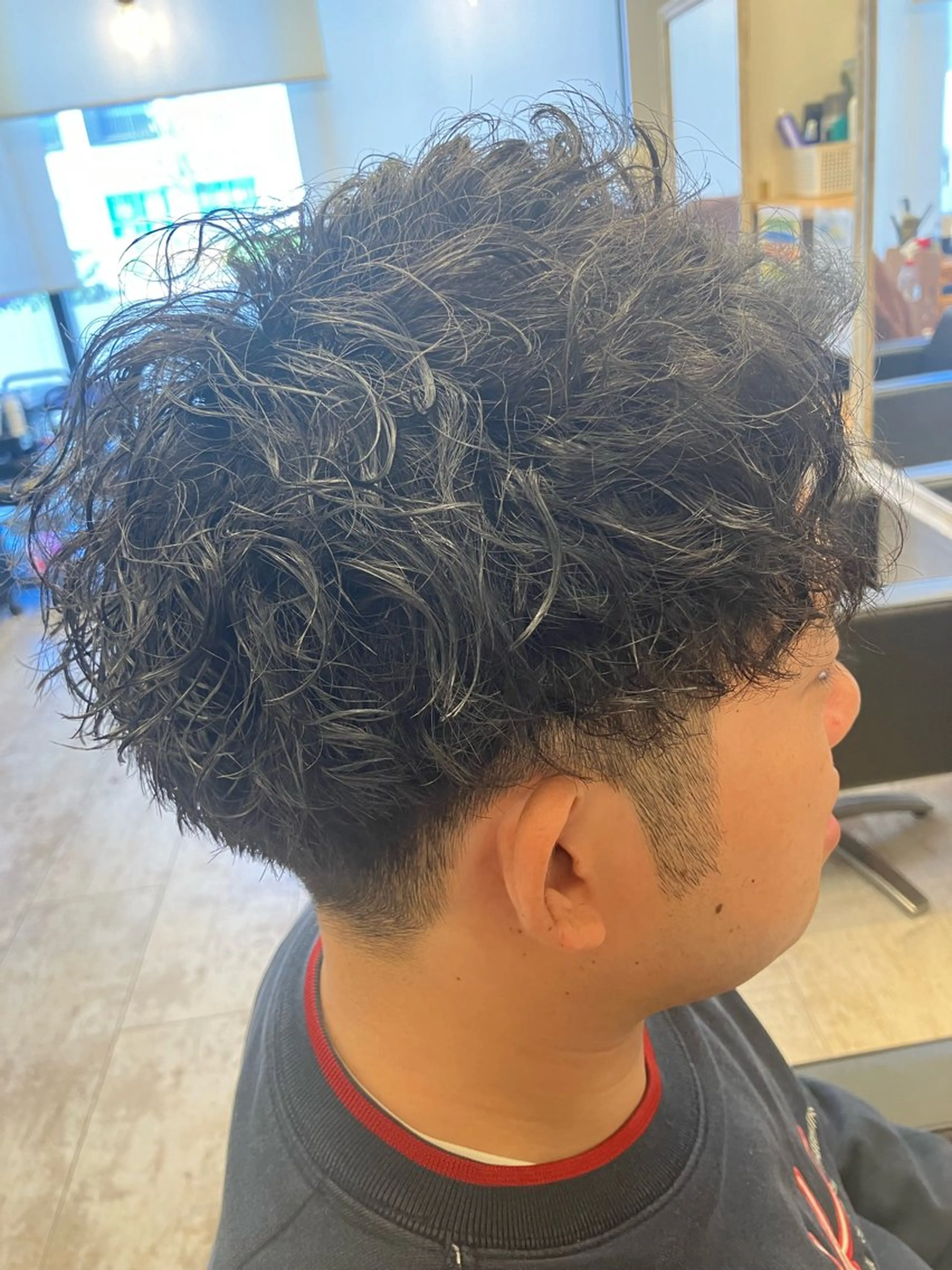 パーマ メンズ カット パーマ メンズ特化/パーマ/ フェードWATARUのヘアスタイル