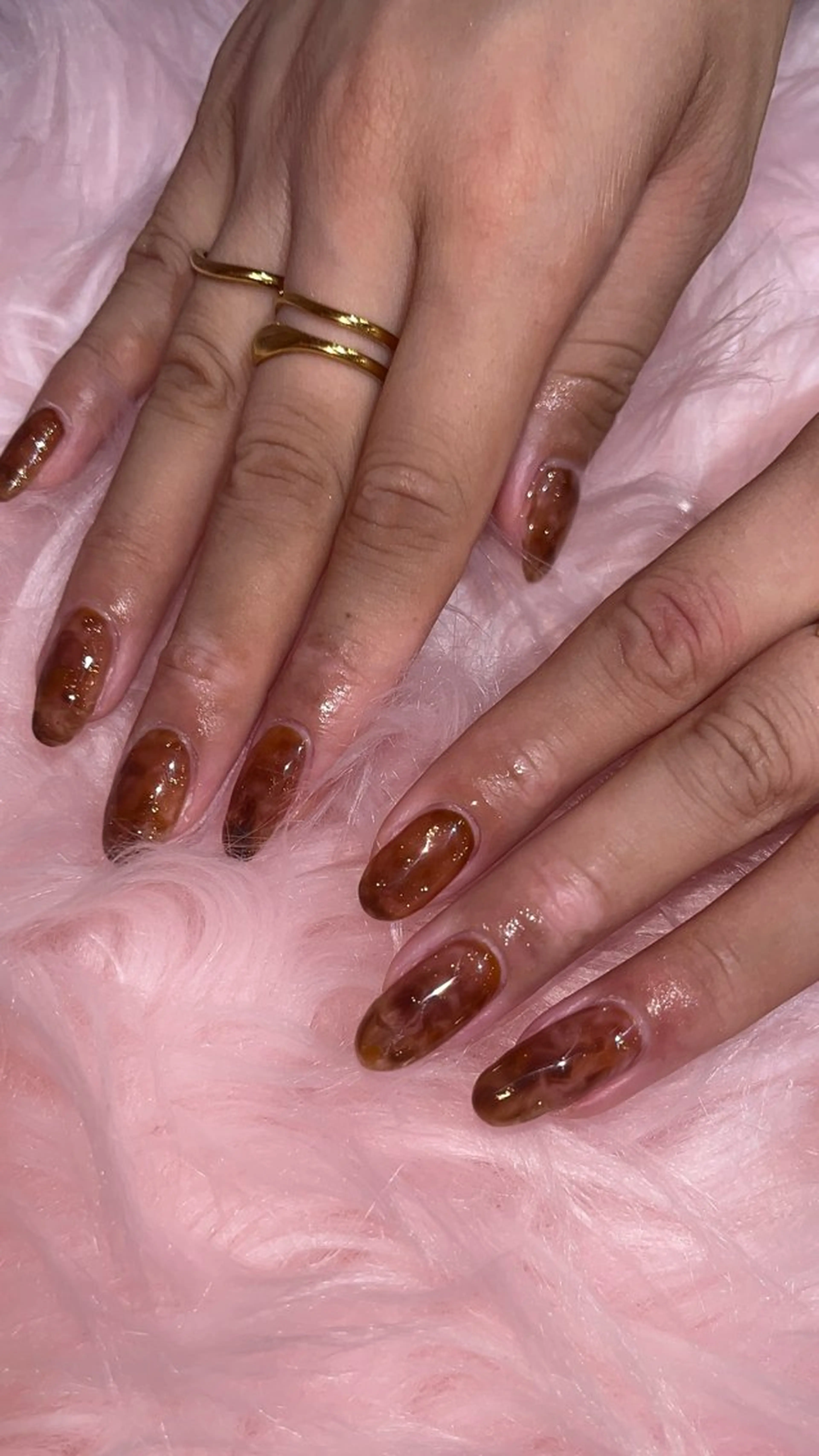 ネイル べっ甲ネイル ♡ KAEDE ♡のネイルデザイン