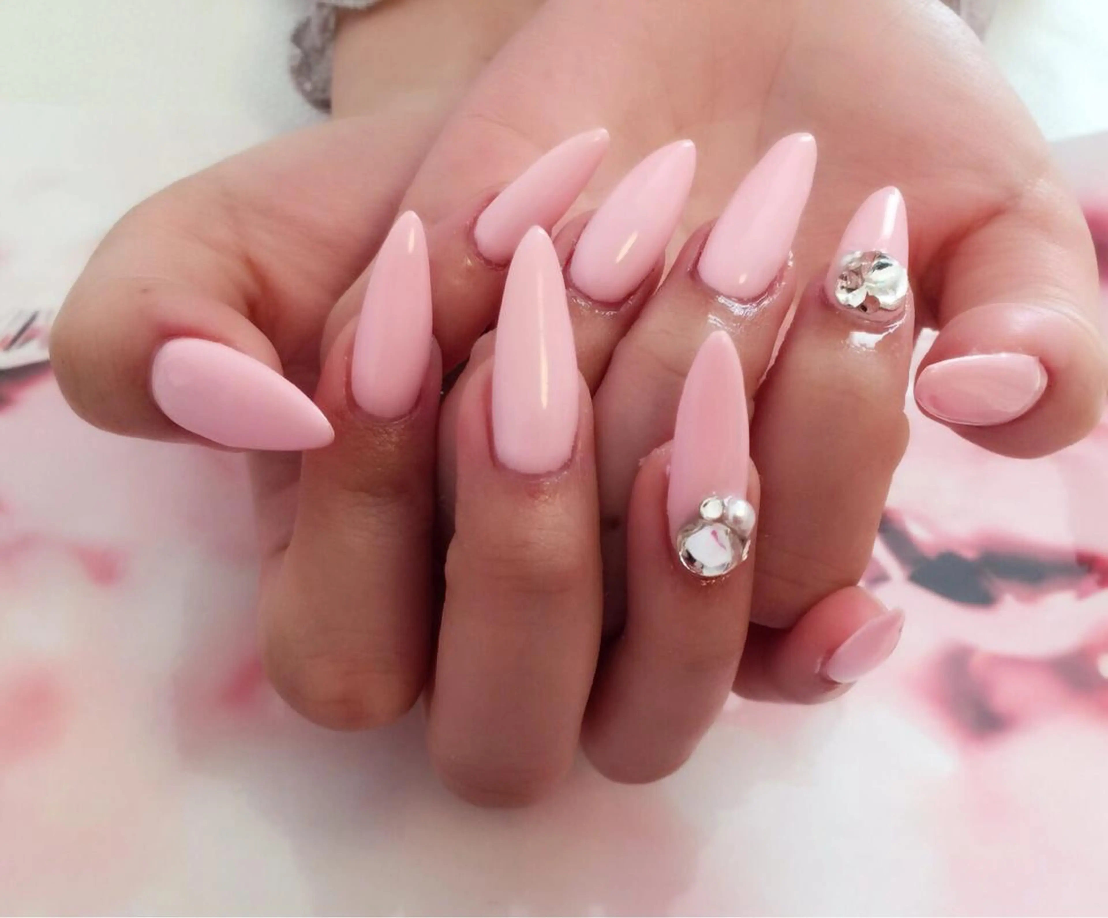 ネイル ワンカラーネイル スカルプネイル a yakaのネイルデザイン