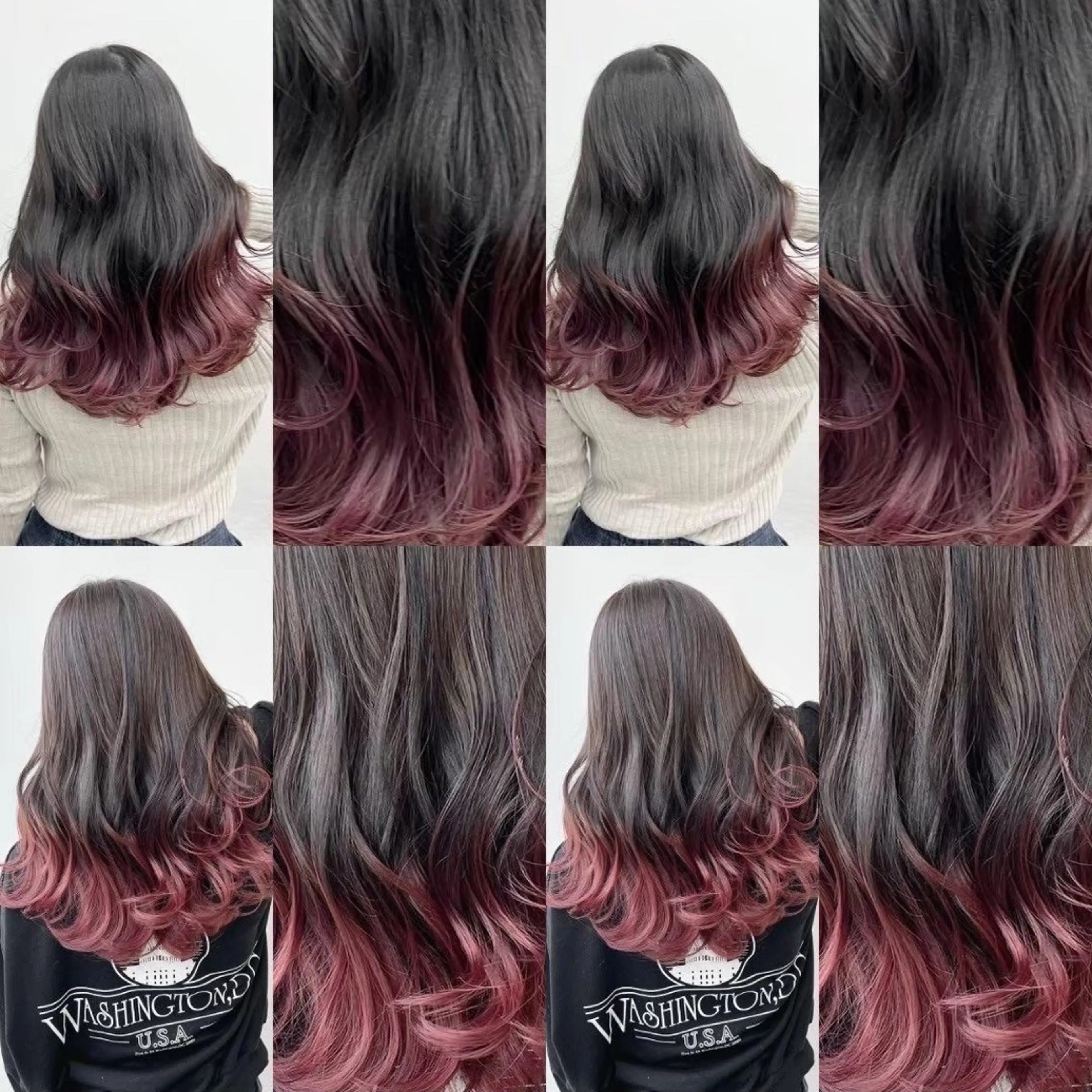 セミロング カラー ブリーチカラー🐭♡ moeのヘアスタイル