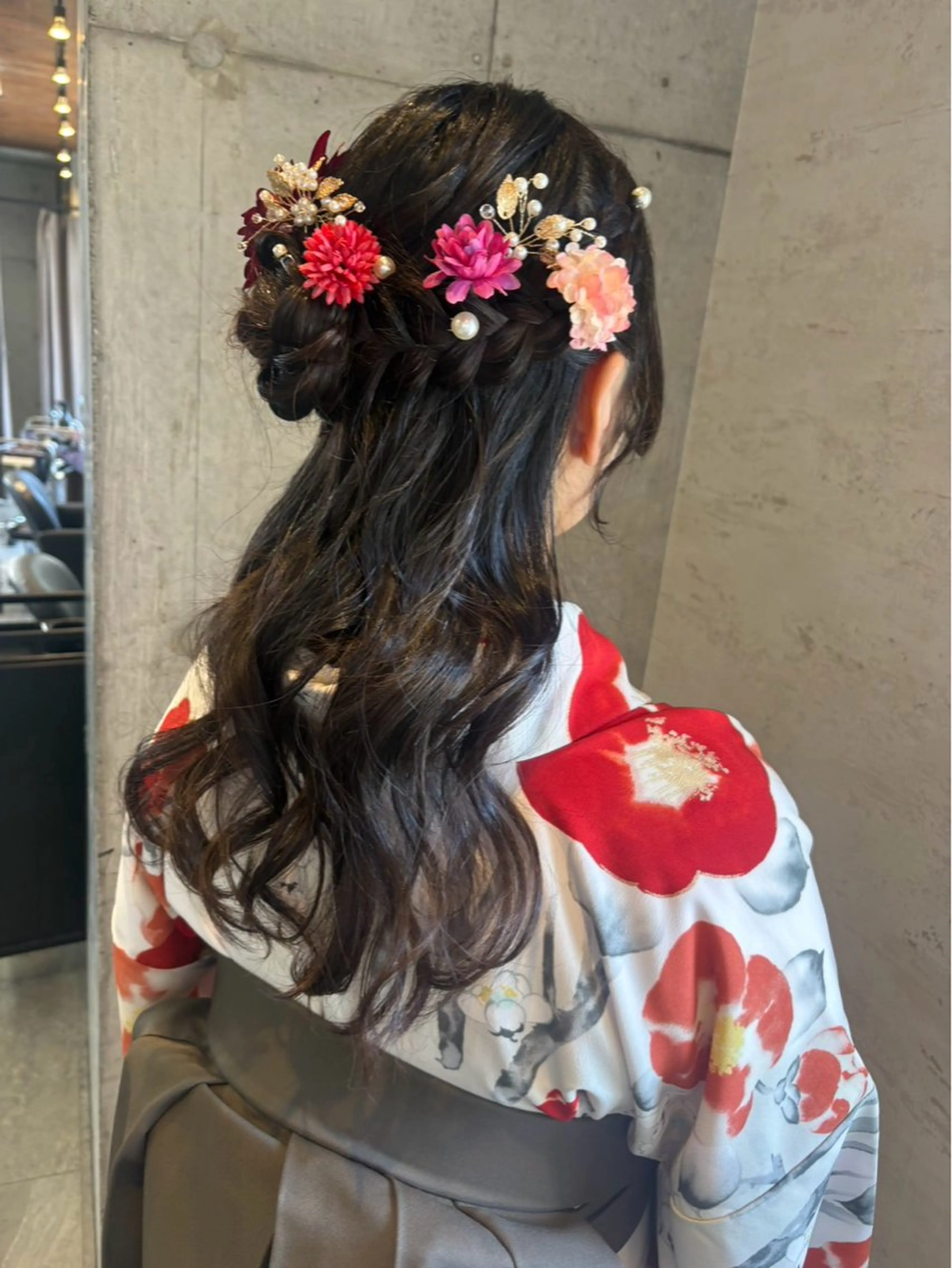 ロング ヘアアレンジ 着付け Reve  resort所属・美髪× ヘアセット✨Araiのヘアスタイル